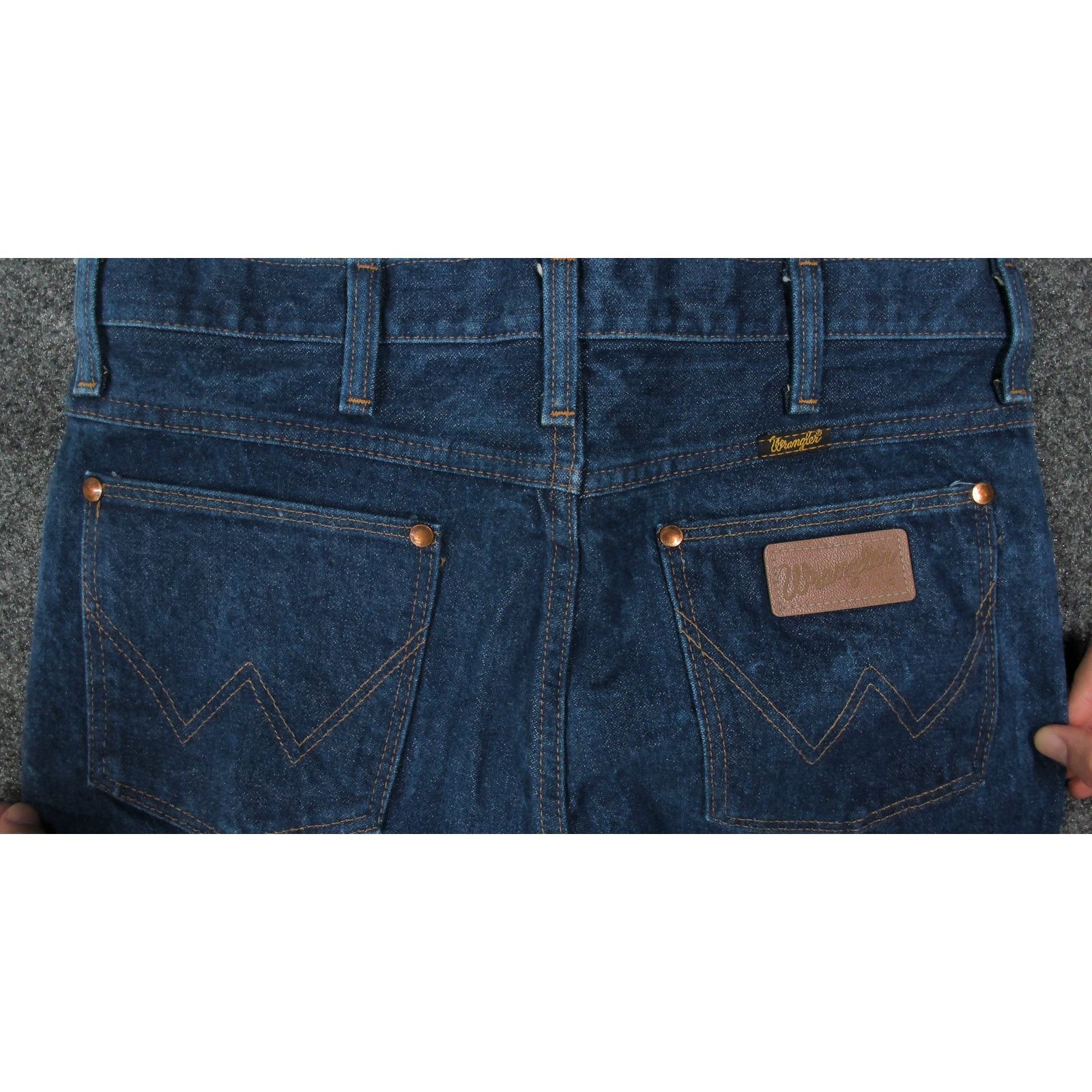 Wrangler VTG 90s Made in USA Wrangler 936DEN Dark Wash (Stacks) 32x40 Size US 32 / EU 48 - 10 Thumbnail