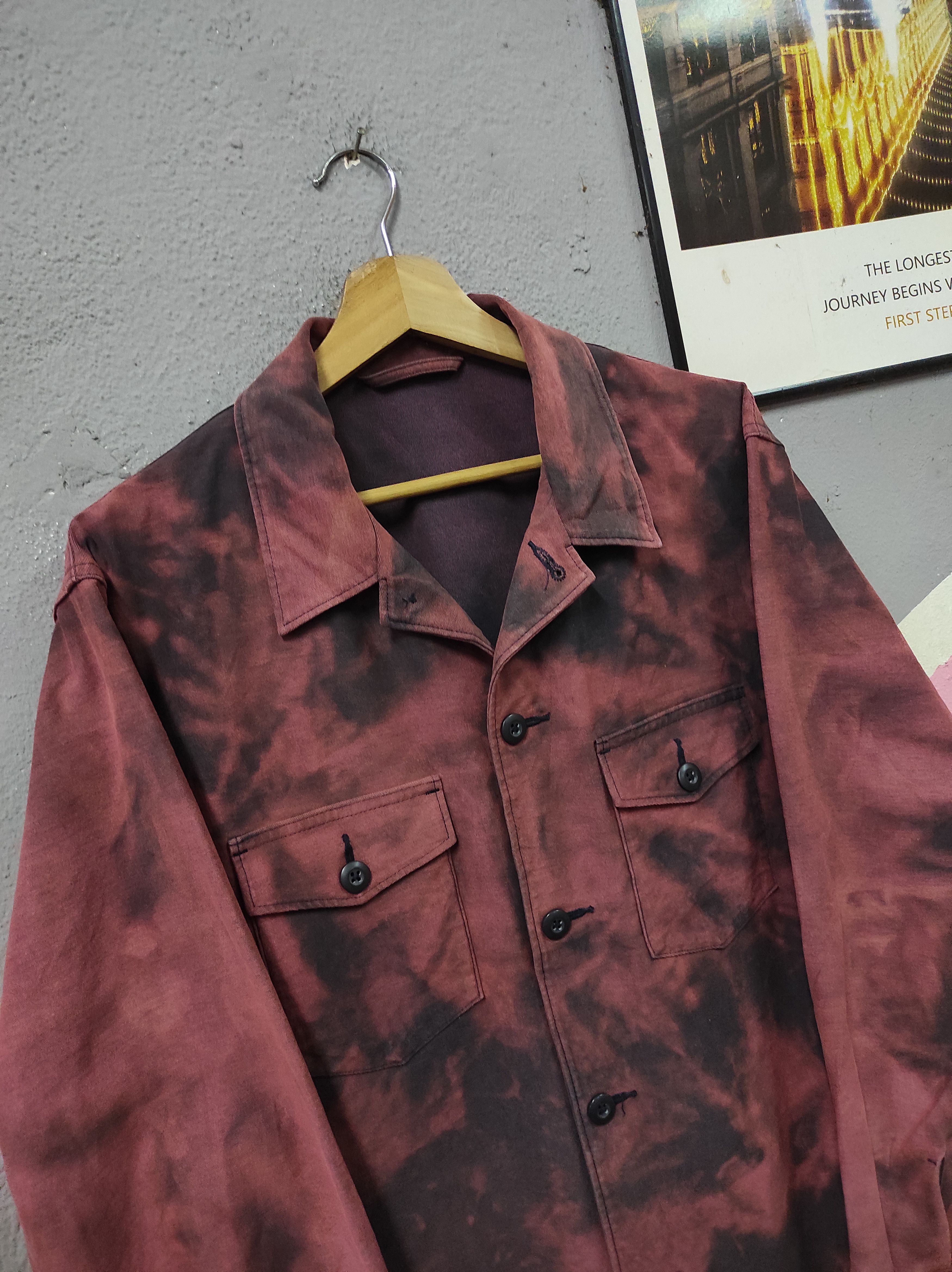 Uniqlo UNIQLO TIE DYE CHORE JACKET WORKWEAR Size US L / EU 52-54 / 3 - 2 Thumbnail