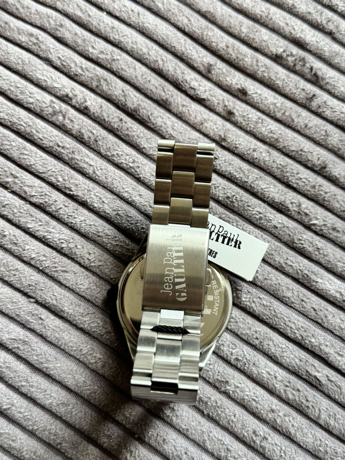 Jean Paul Gaultier Jean Paul Gaultier Archive Black Silver Man Watch Grail JPG Size ONE SIZE - 4 Thumbnail