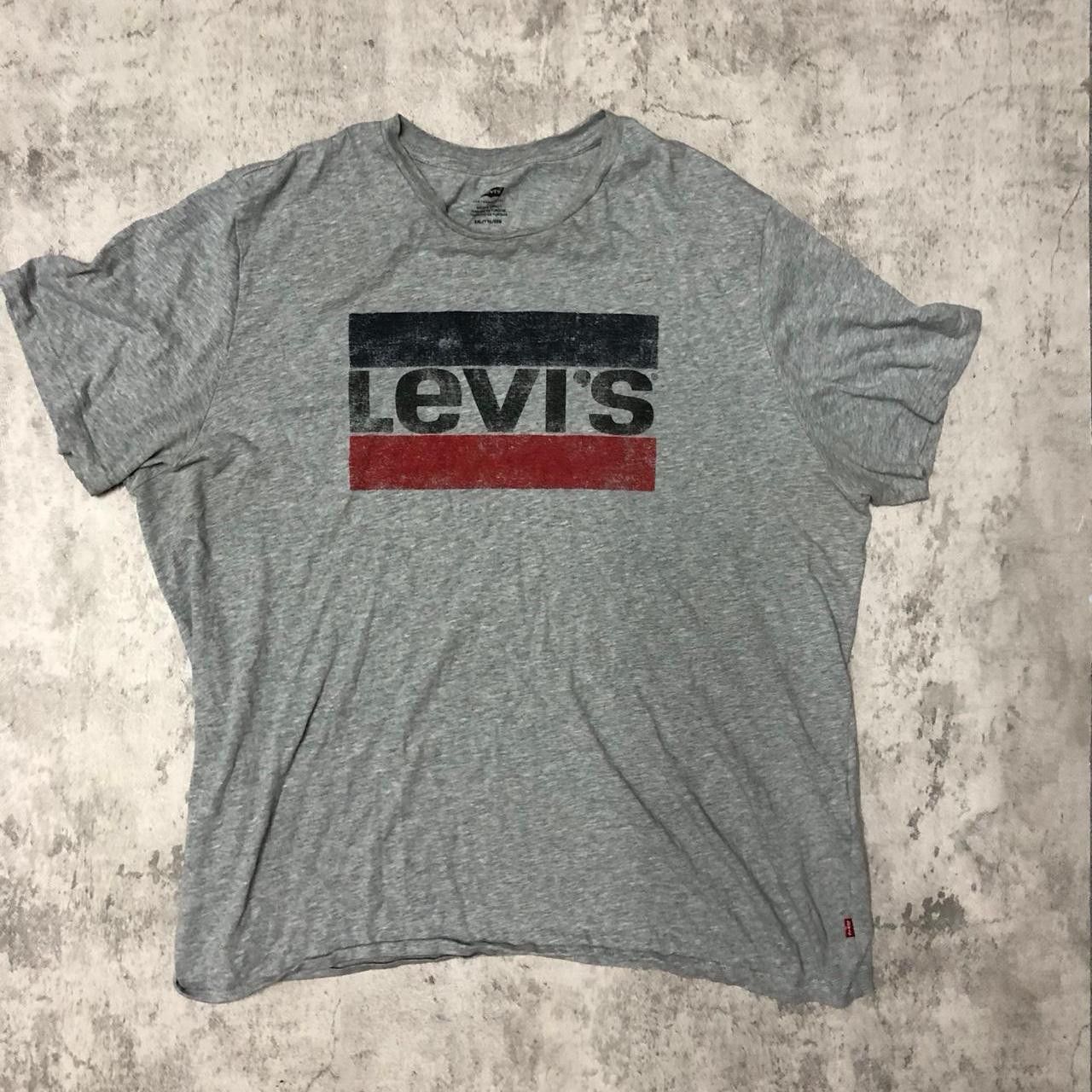 Levi's Grey Levi's cotton T-shirt #LevisTee Size US XXL / EU 58 / 5 - 1 Thumbnail