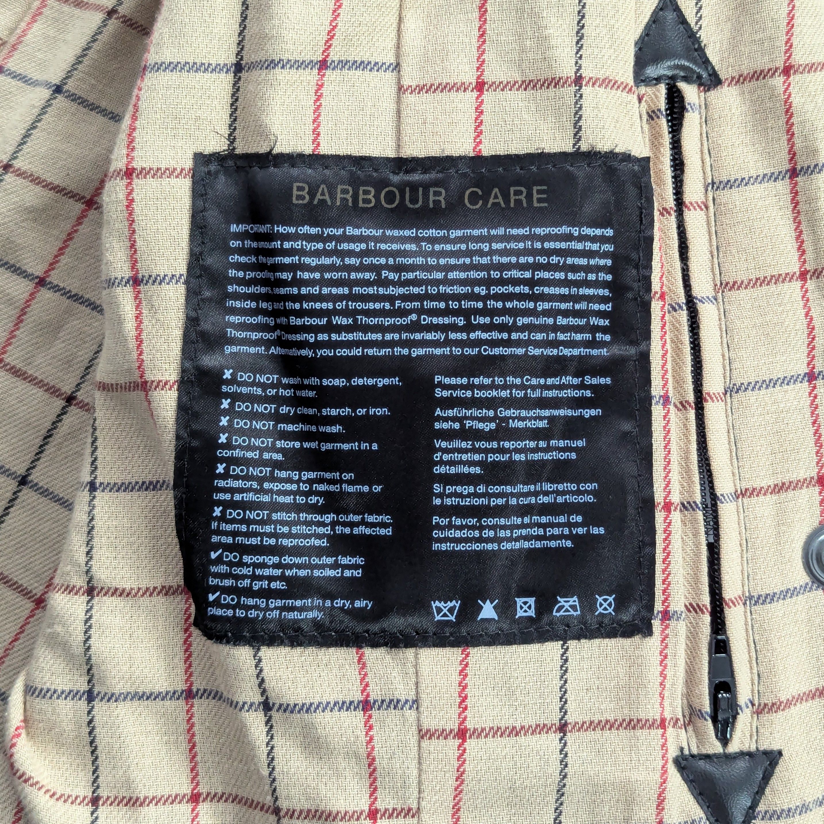 Barbour BARBOUR Isleham Wax Jacket Black British Style Waxed Cotton Size M / US 6-8 / IT 42-44 - 12 Thumbnail
