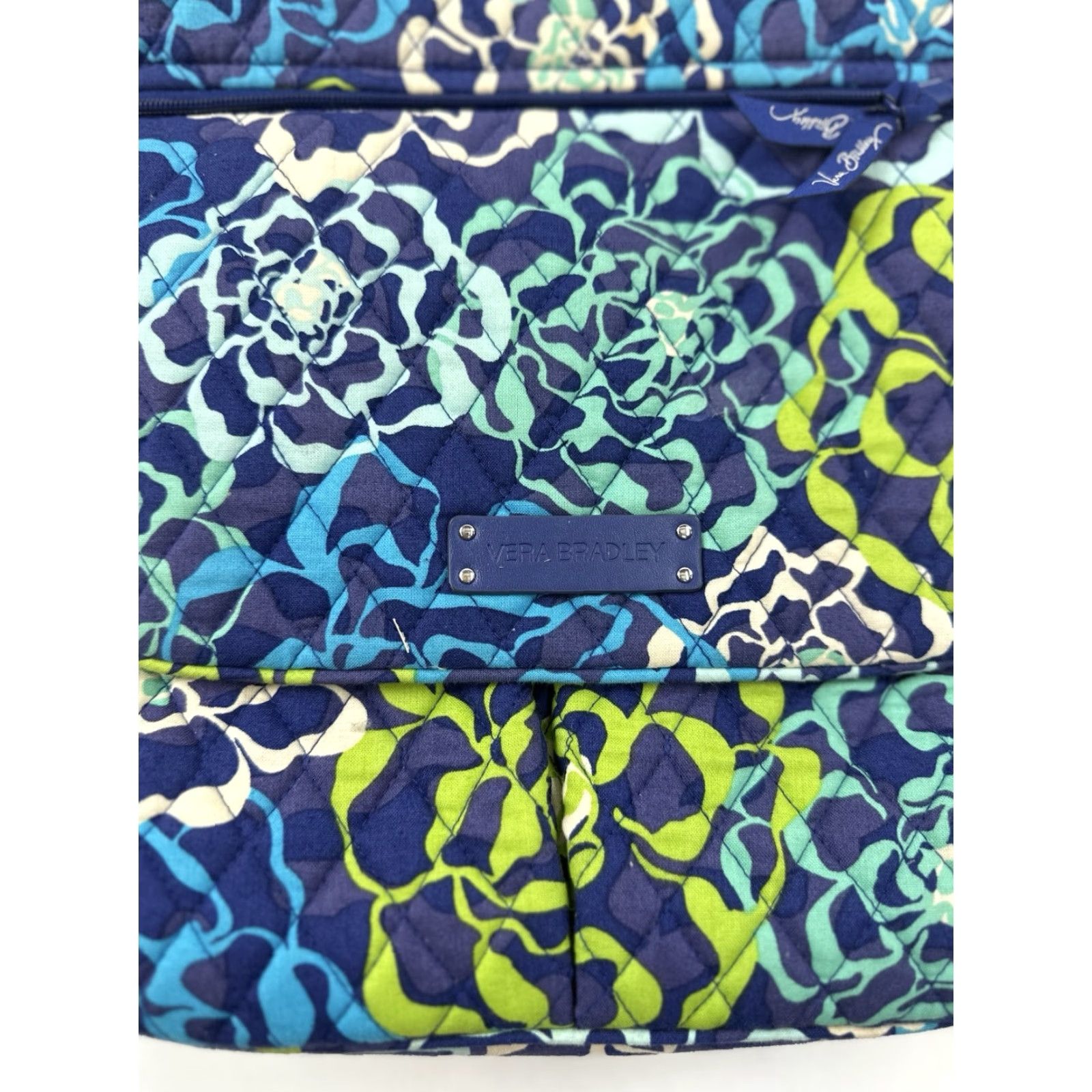 Vera Bradley Vera Bradley Crossbody Bag Katalina Blues Floral Quilted Multicolor Fabric Women's Bag Size ONE SIZE - 3 Thumbnail
