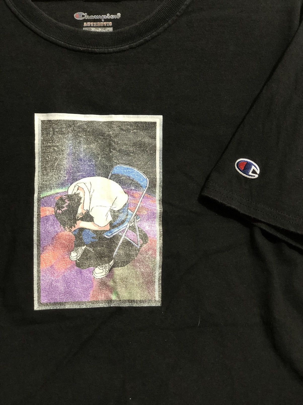 Champion Champion X Anti Social Black Tee Size US L / EU 52-54 / 3 - 1 Thumbnail