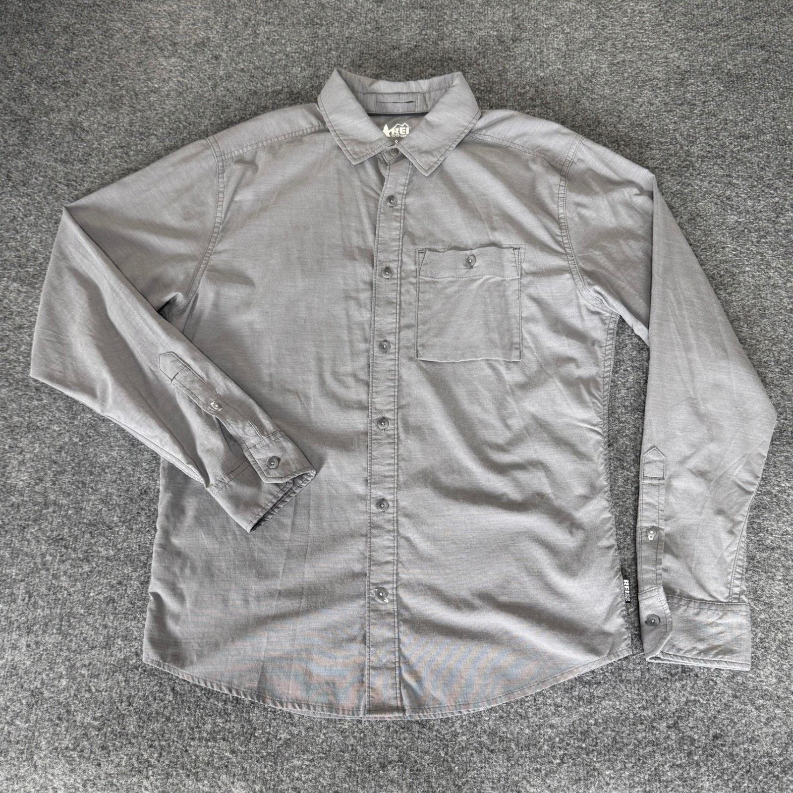 Other REI Co-op Mens Gray Long Sleeve Button Up Shirt Small Casual Size US S / EU 44-46 / 1 - 1 Thumbnail