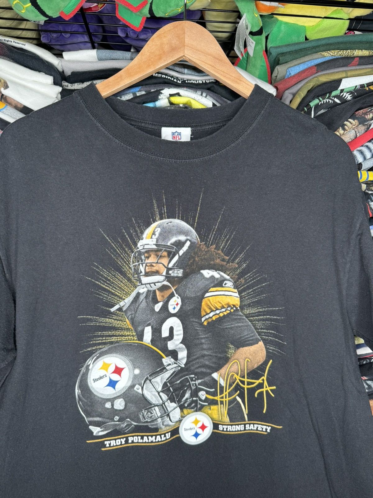 Pittsburgh Steelers Troy Polamalu NFL Team Apparel Tee