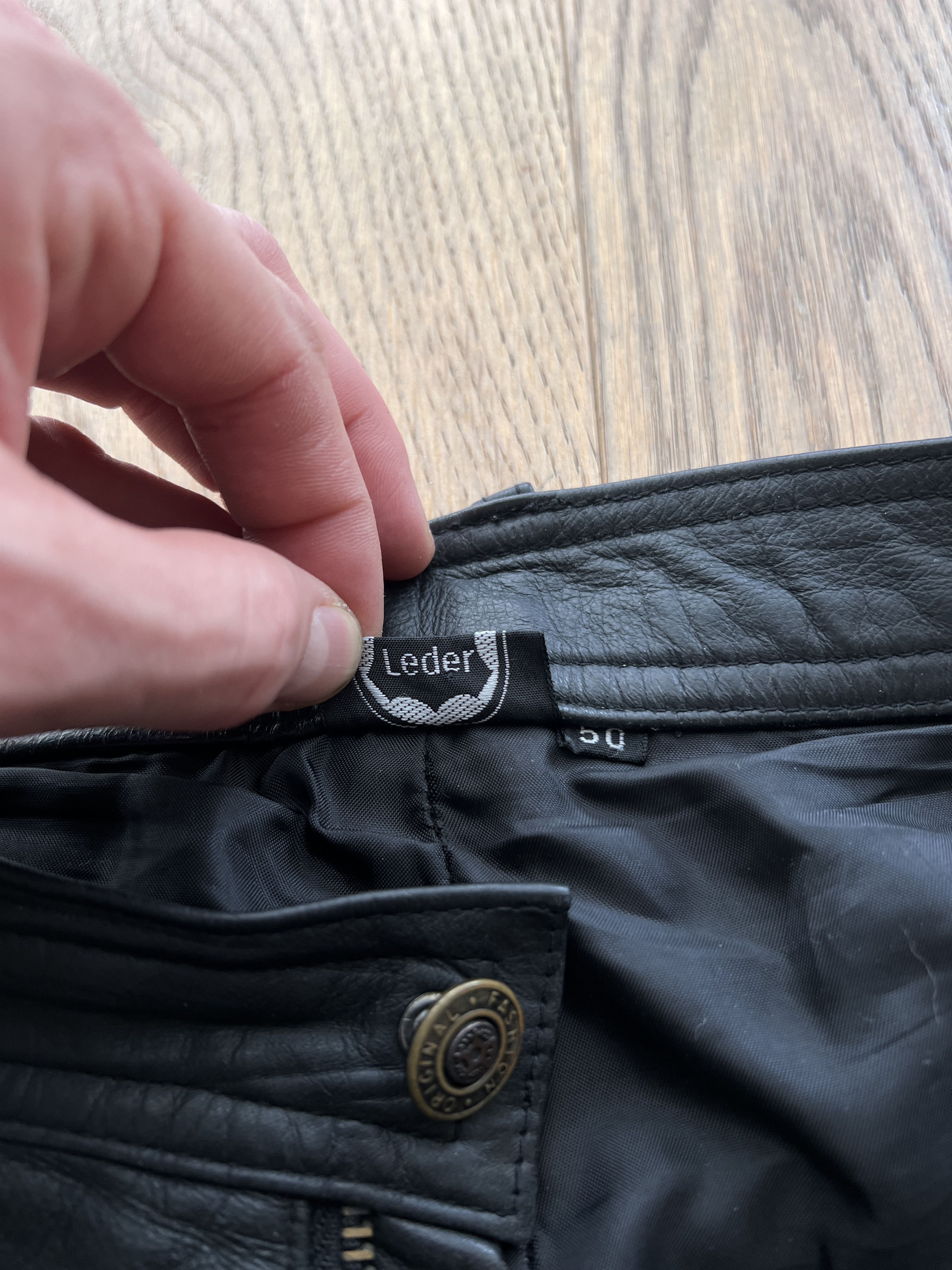 Hysteric Glamour Vintage shine leather pants balenciaga rick owens LGB vibe Size US 34 / EU 50 - 12 Thumbnail