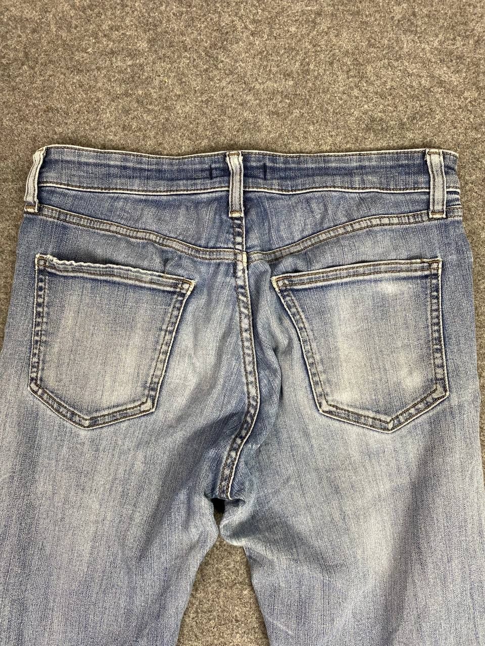Japanese Brand uniqlo ultra stretch disttressed denim nice design Size US 32 / EU 48 - 3 Thumbnail