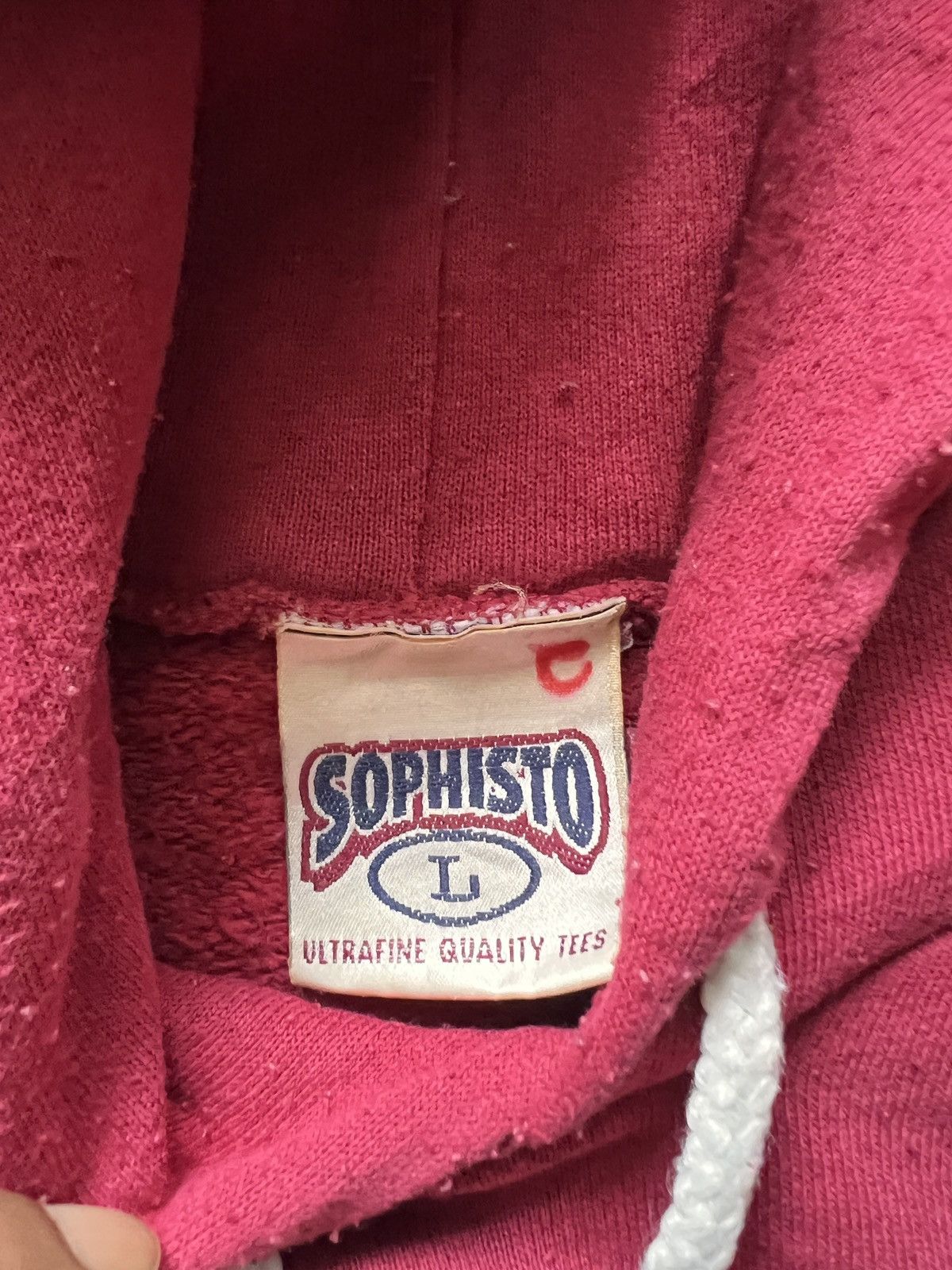 Vintage 90s Sophisto Skateboards Made in USA Hoodie Size US L / EU 52-54 / 3 - 5 Thumbnail