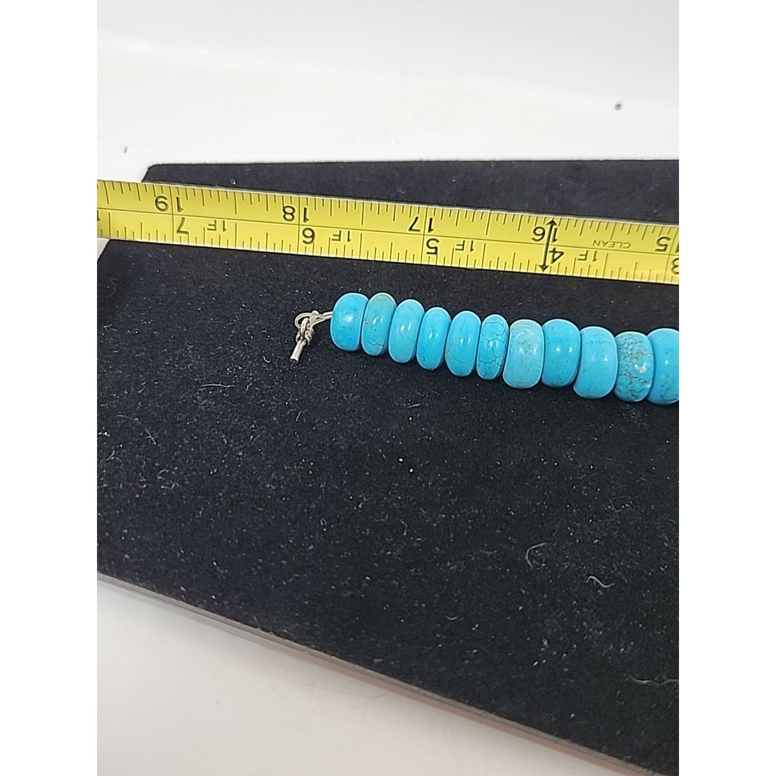 Handmade Southwestern Navajo Graduated Turquoise Necklace 18" Size ONE SIZE - 5 Thumbnail