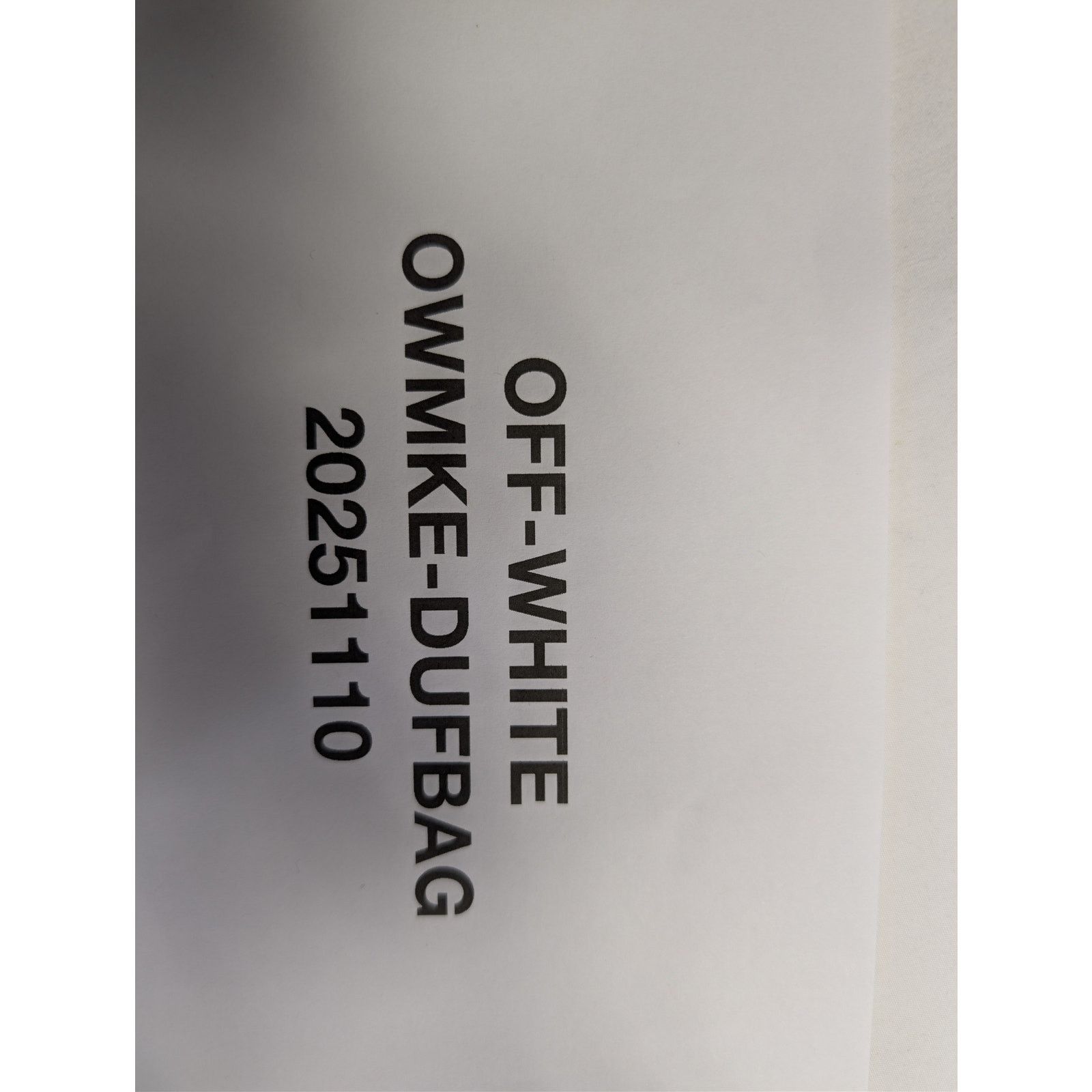 Off-White o1rshd1 Size: OS / Duffle Bag in Black Size ONE SIZE - 18 Thumbnail
