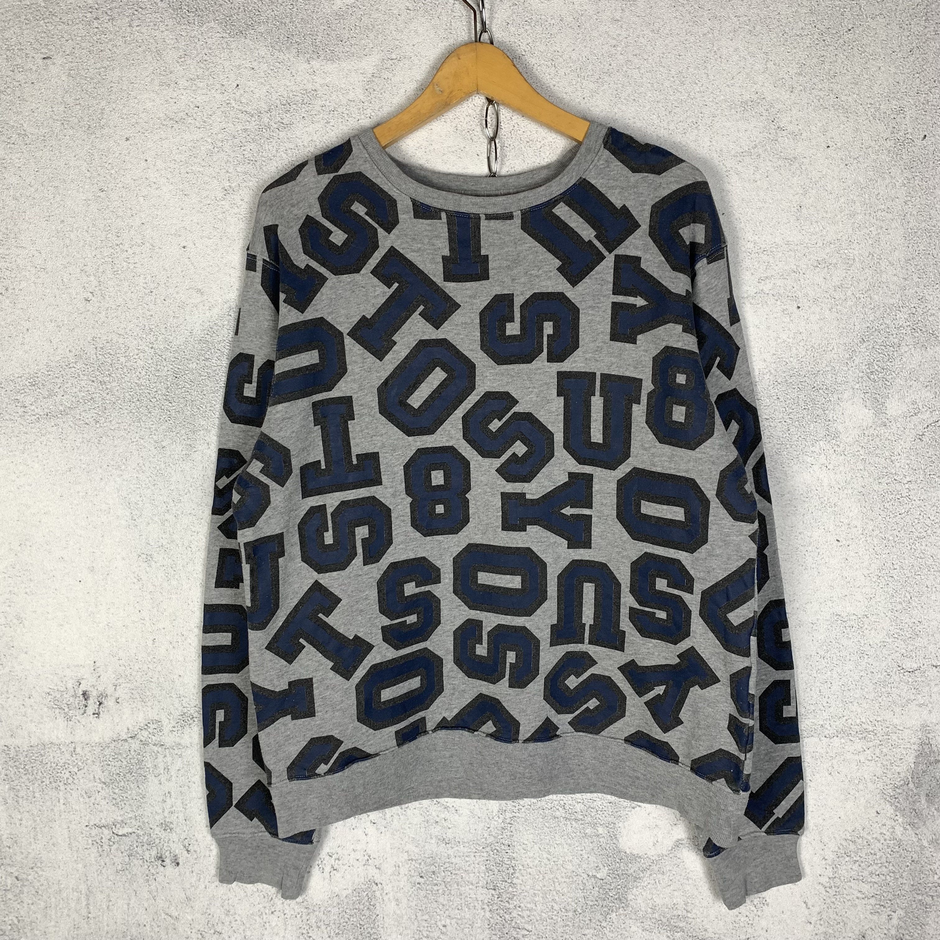 Stussy Stussy Spellout Logo Sweatshirt Crewneck Size US M / EU 48-50 / 2 - 1 Thumbnail