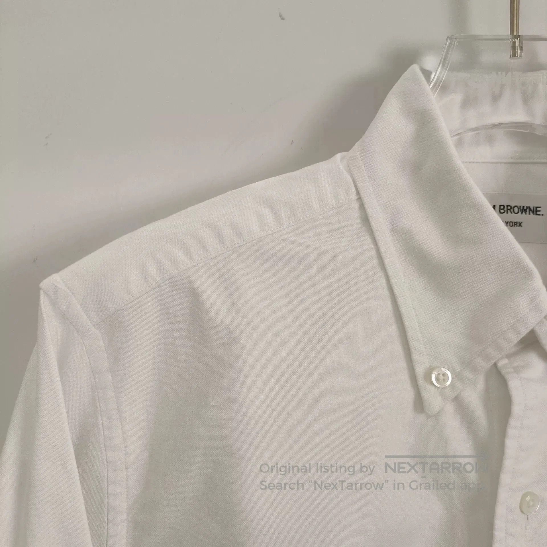Thom Browne Thom Browne White Double-Sleeve Cotton Shirt. Size US L / EU 52-54 / 3 - 3 Thumbnail