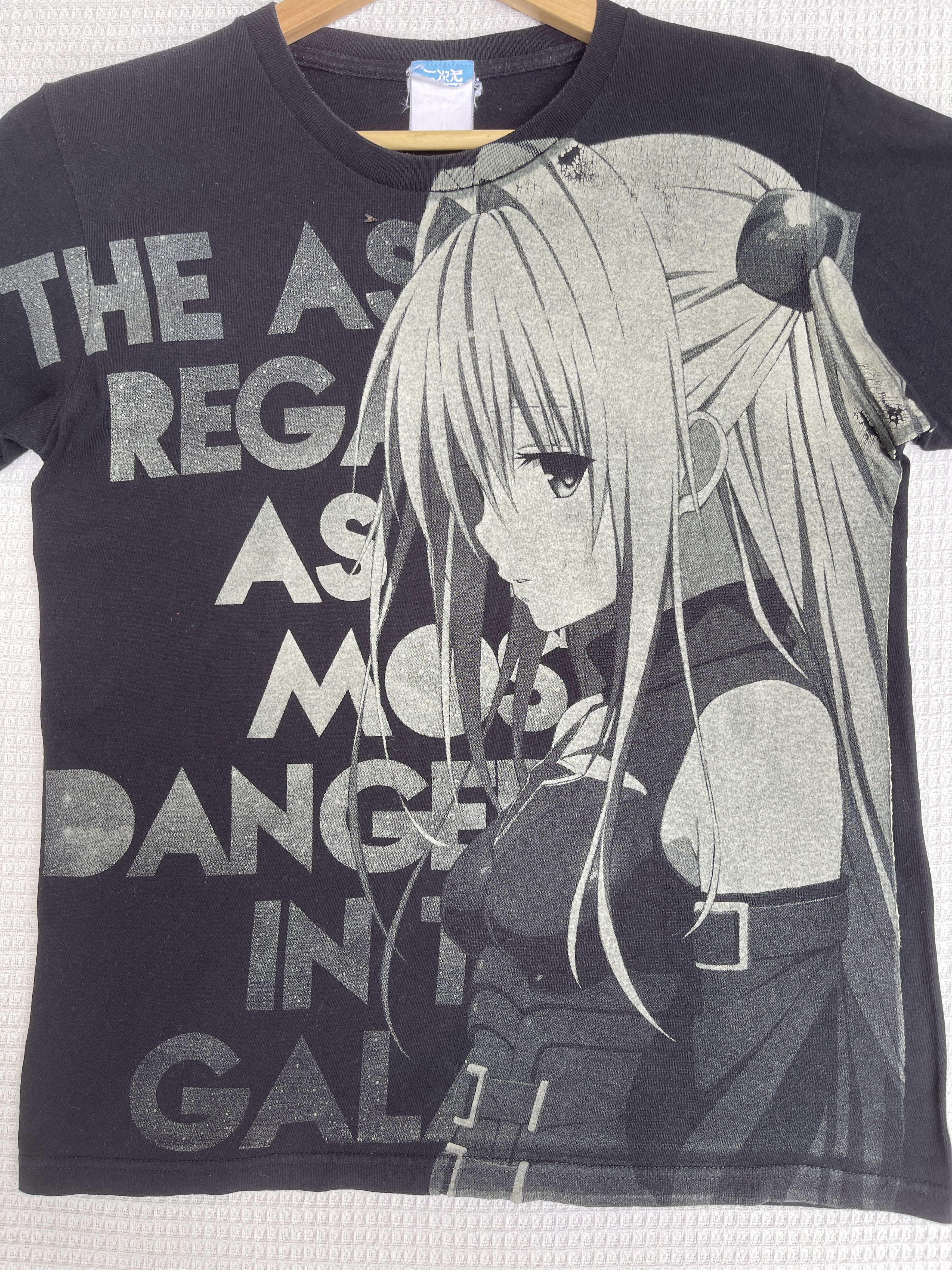 Anime Last🔥Vtg Anime To Love Ru 3 (Golden Darkness) Overprint Tee Size US S / EU 44-46 / 1 - 7 Thumbnail