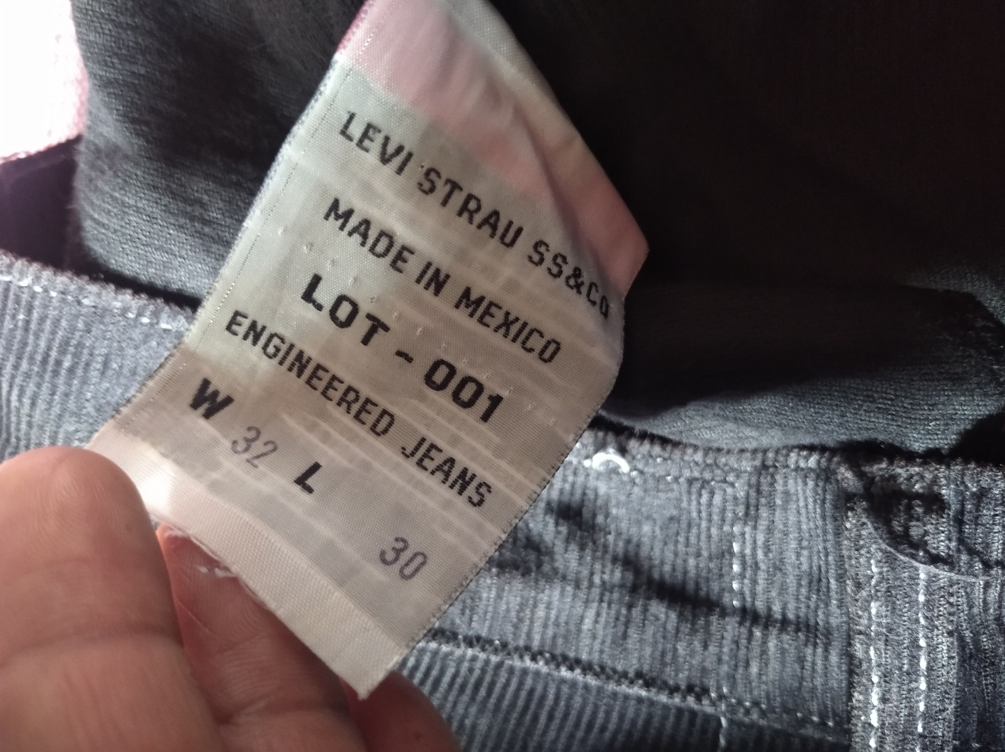 Levi's × Levi's Vintage Clothing × Vintage Vintage Y2K Levi’s Engineered corduroy Jeans Loose Denim Size US 32 / EU 48 - 6 Thumbnail