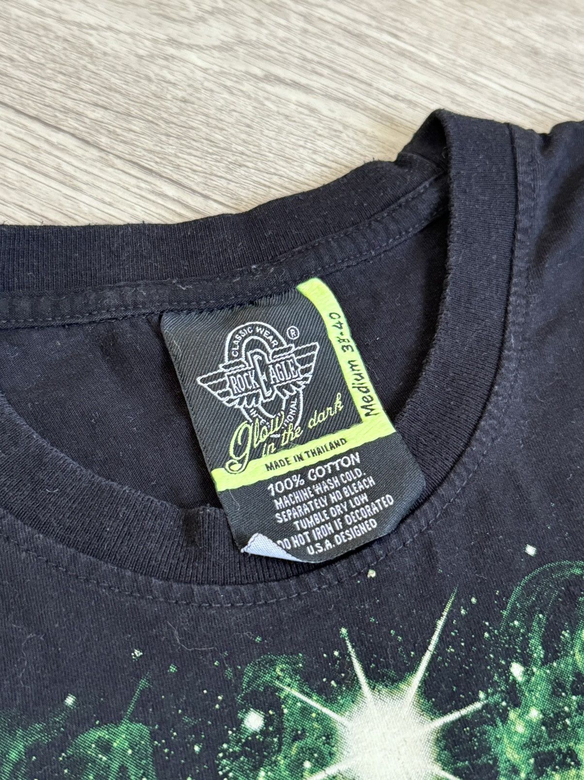 Band Tees × Vintage 🔷Vintage Rock Eagle Amazing Gancha T-shirt 90s🔷 Size US M / EU 48-50 / 2 - 5 Thumbnail