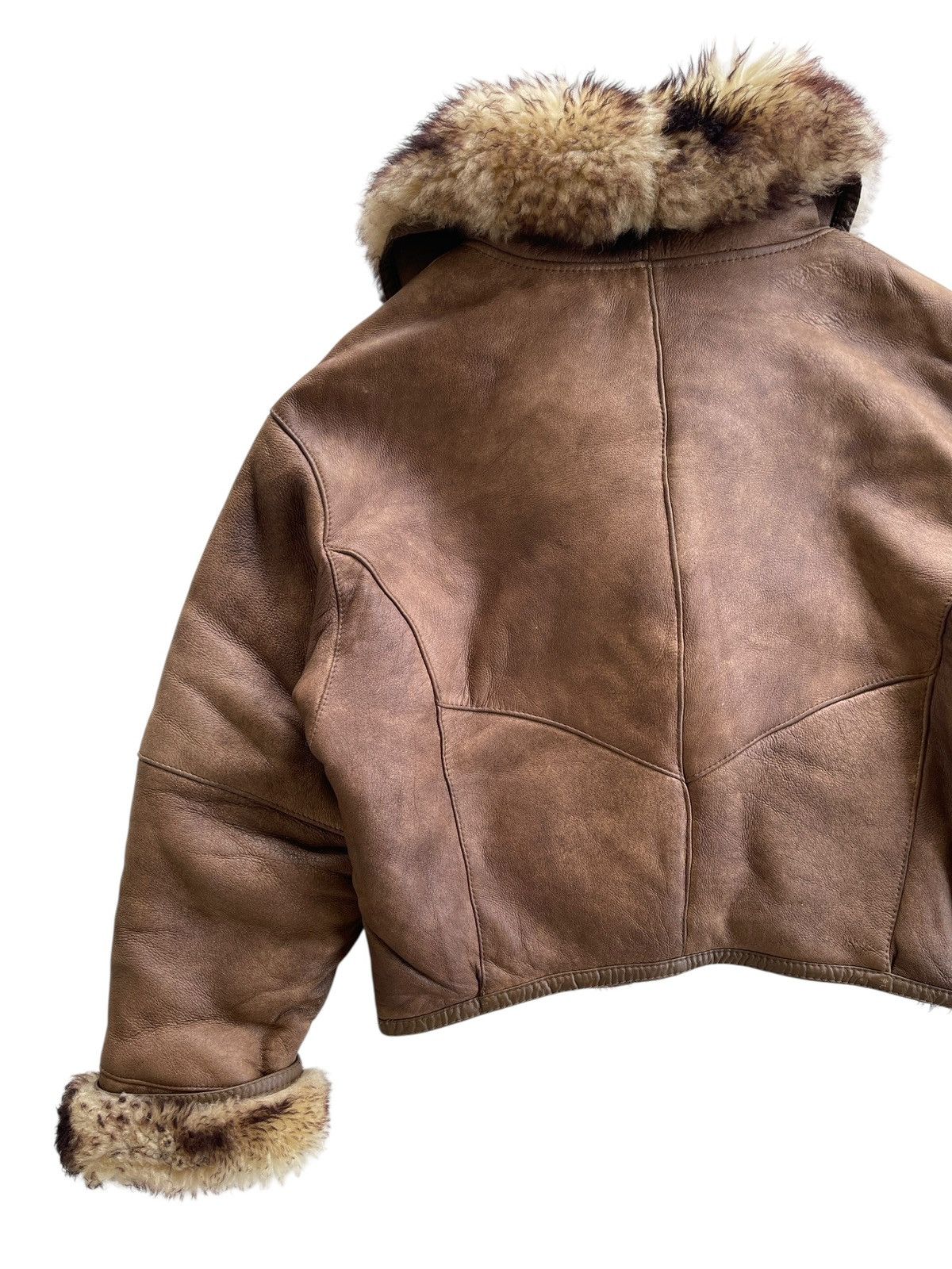 Vintage Vintage Sheepskin Real Fur Waist Jacket Size US M / EU 48-50 / 2 - 12 Thumbnail