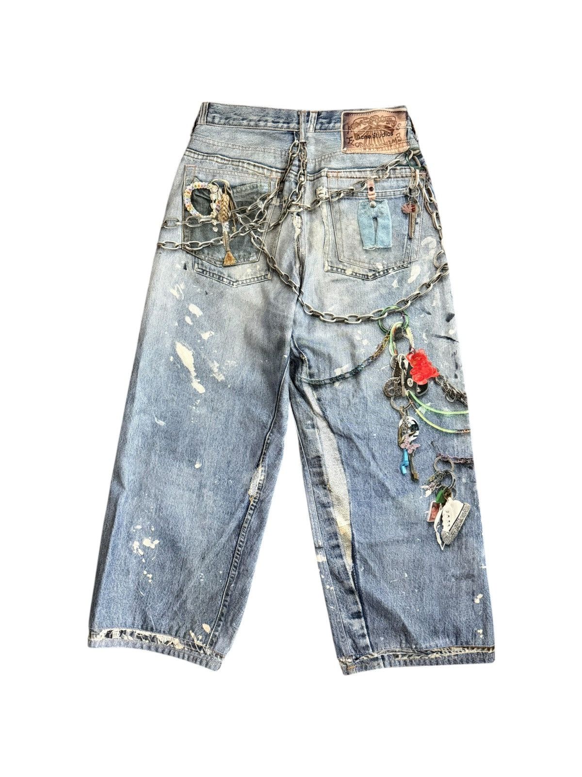 Acne Studios Acne Studios 1981 Fit Trompe L’oeil Keychain Jeans Size US 29 - 2 Thumbnail