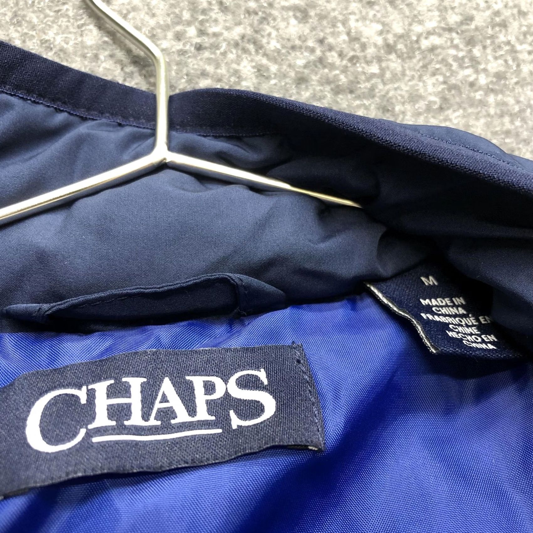 Chaps Chaps Vest Mens Medium Blue Puffer Quilted Full Zip Insulated Microfiber Outdoor Vest Size US M / EU 48-50 / 2 - 4 Thumbnail