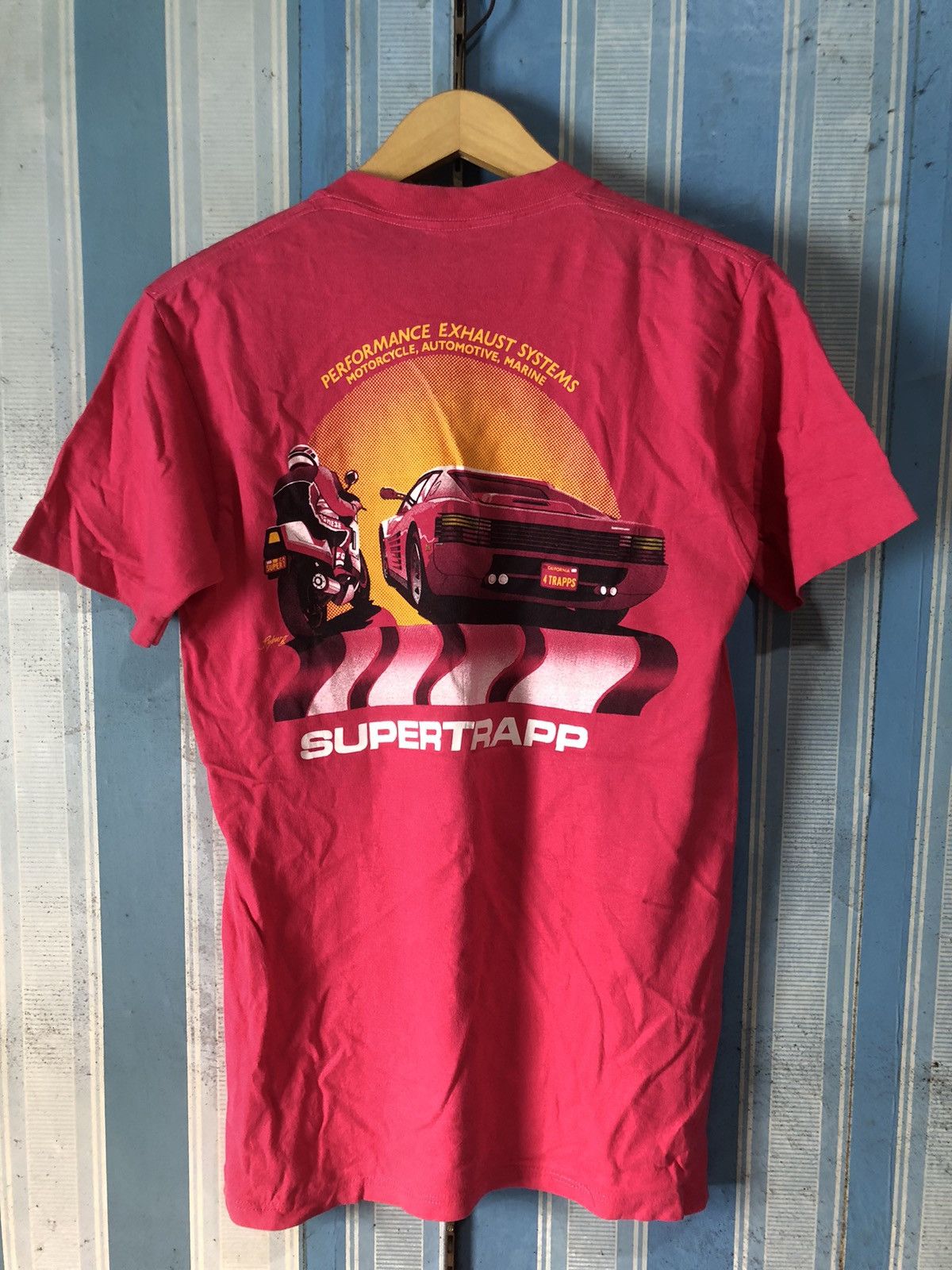 Vintage Vintage supertrapp 90s tee Size US M / EU 48-50 / 2 - 2 Thumbnail