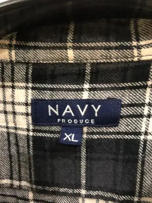 Vintage Vintage Navy Plaid Tartan Flannel Shirt 👕 Size US M / EU 48-50 / 2 - 3 Thumbnail