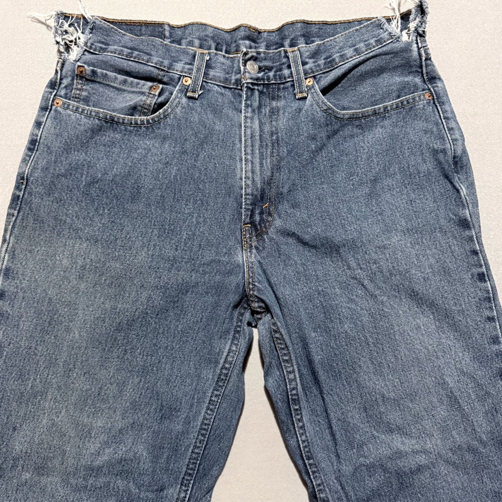 Levi's Levi's Jeans Men Blue Denim Mid Rise Straight Zip Fly - 34x30 550 Size US 34 / EU 50 - 3 Thumbnail