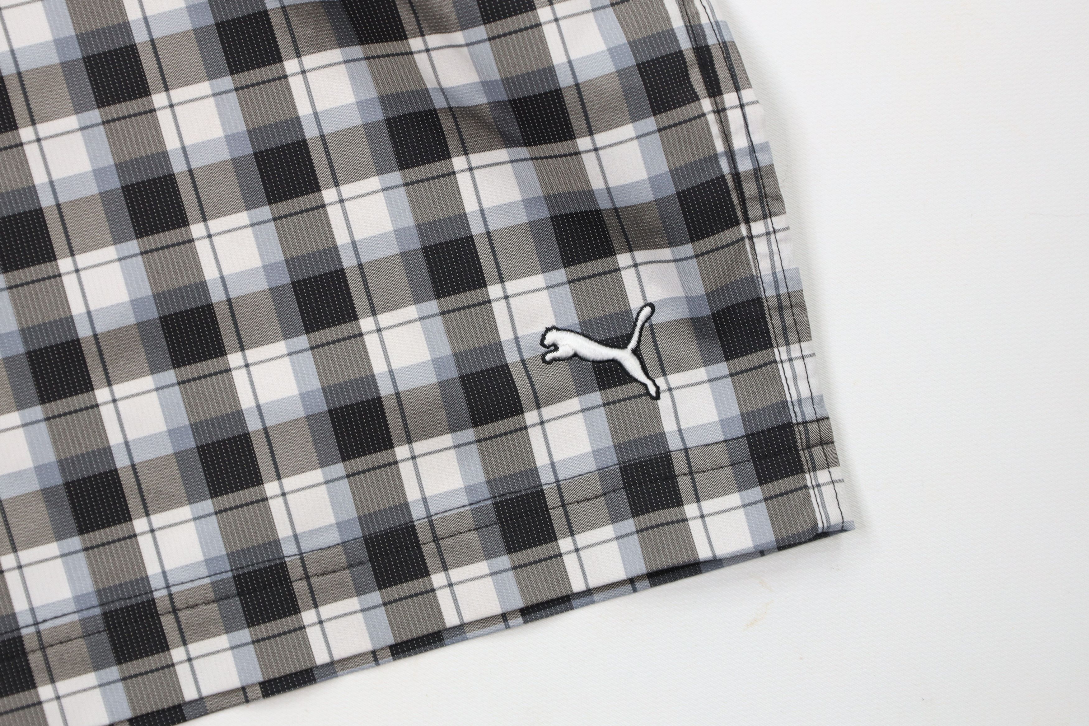 Puma × Vintage Puma Golf Cell Rickie Fowler Golfing Chino Shorts Plaid Size US 30 / EU 46 - 5 Thumbnail