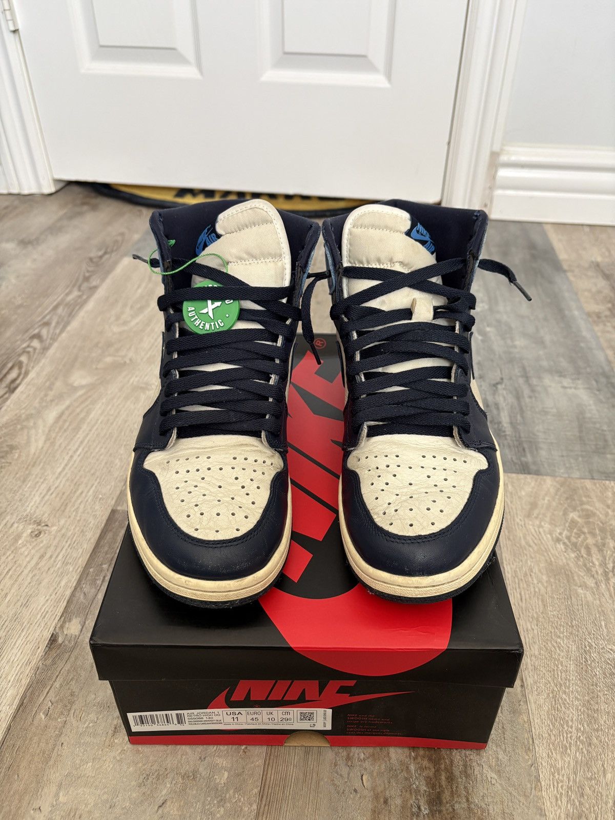 Jordan Brand Jordan 1 Obsidian Size US 11 / EU 44 - 4 Thumbnail