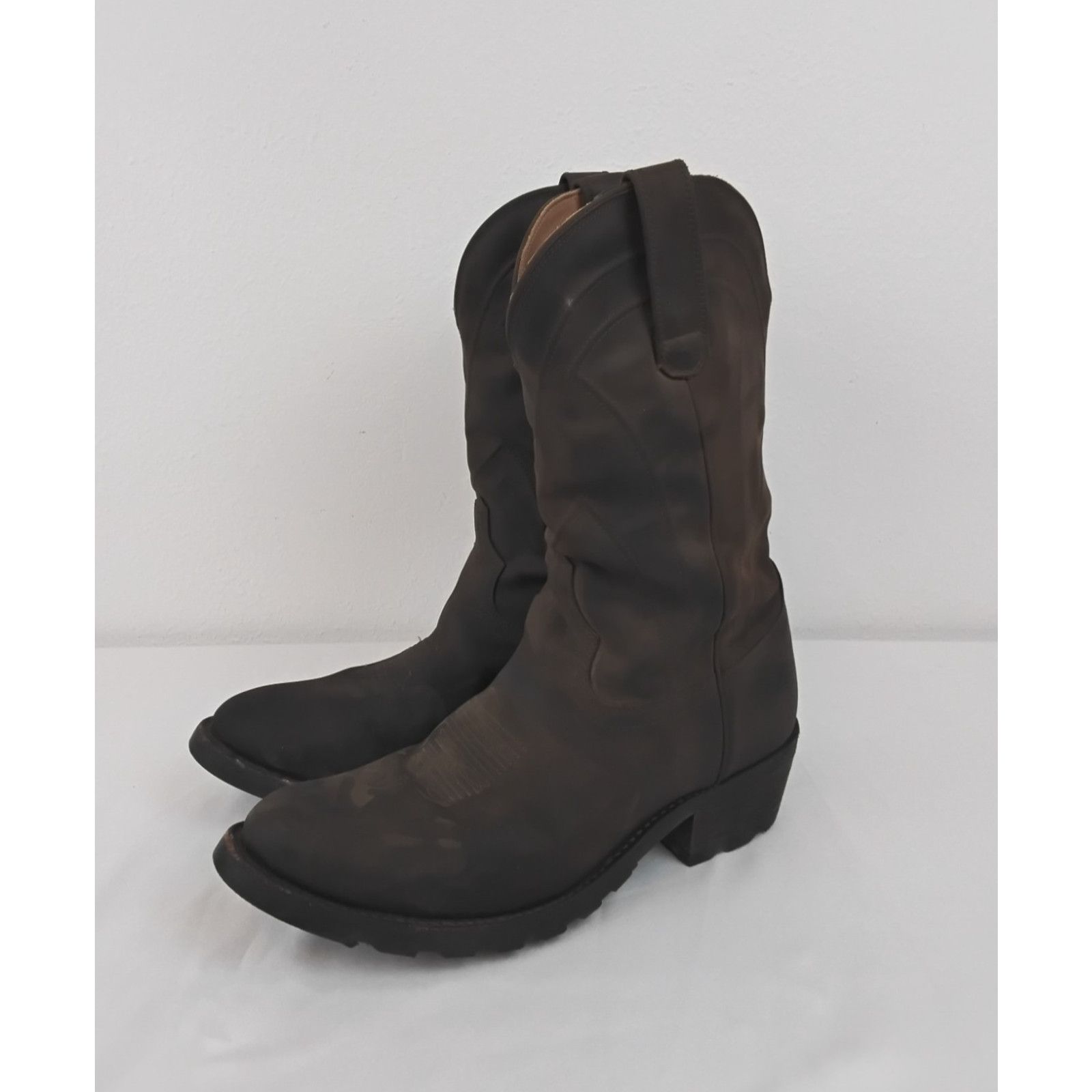 Tecovas Tecovas Ranch Wear Cowboy Boot Men's 13 EE Brown The Bandera Size US 13 / EU 46 - 4 Thumbnail