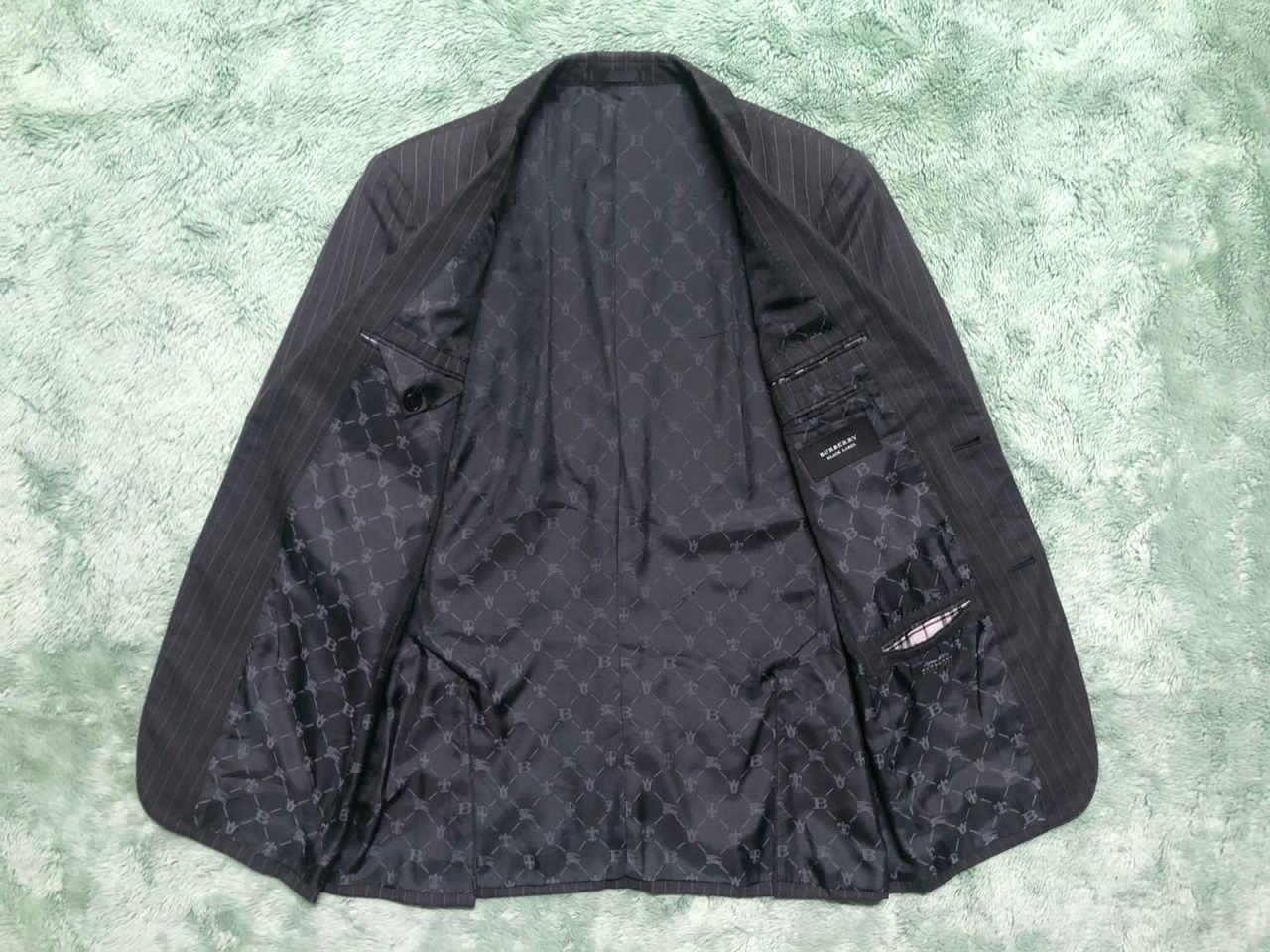 Burberry BURBERRY BLACK LABEL STRIPE BLAZER JACKET Size 38R - 3 Thumbnail