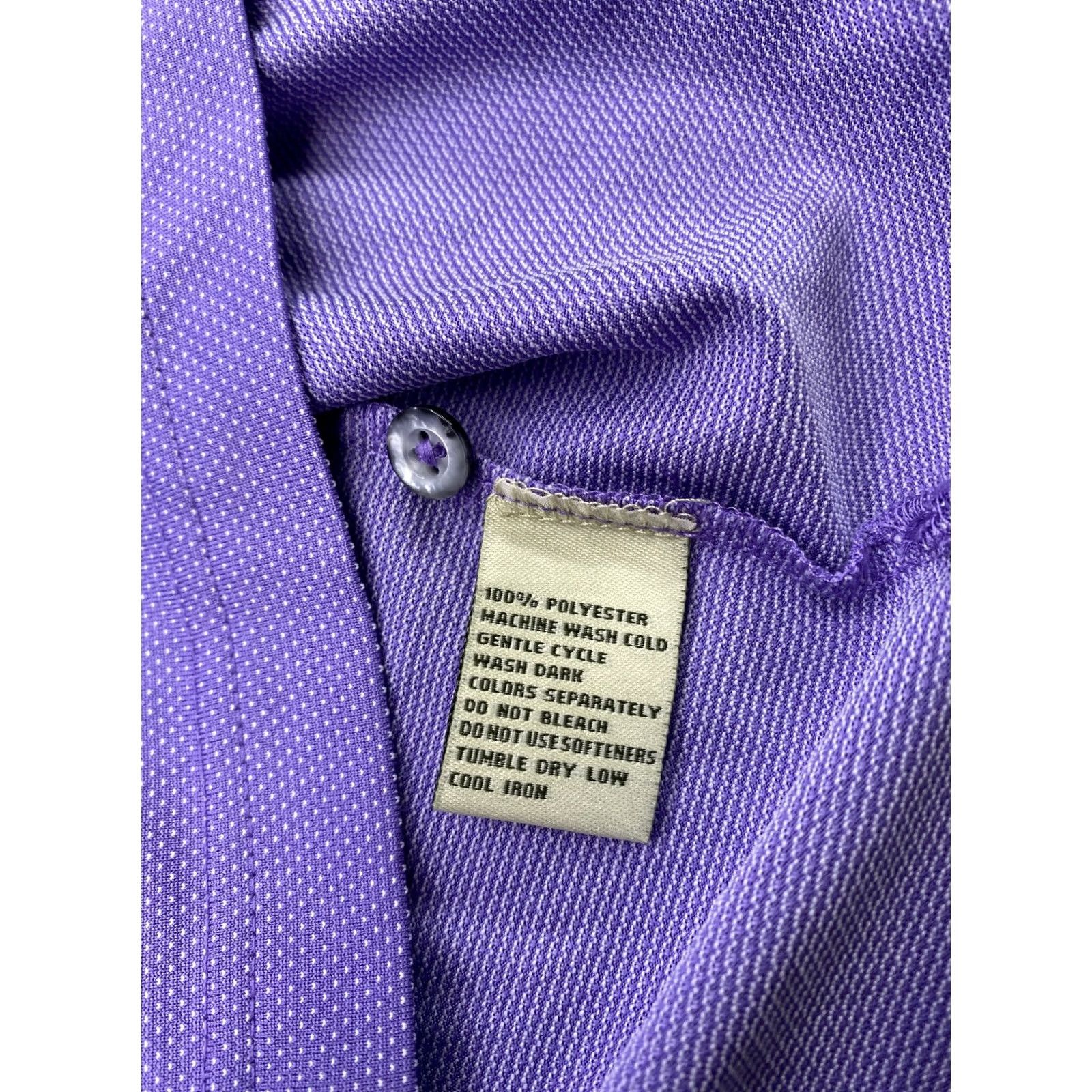 Vintage Donald Ross Polo Shirt Men Medium Purple Short Sleeve Shirt Polo for Golf Size US M / EU 48-50 / 2 - 6 Thumbnail