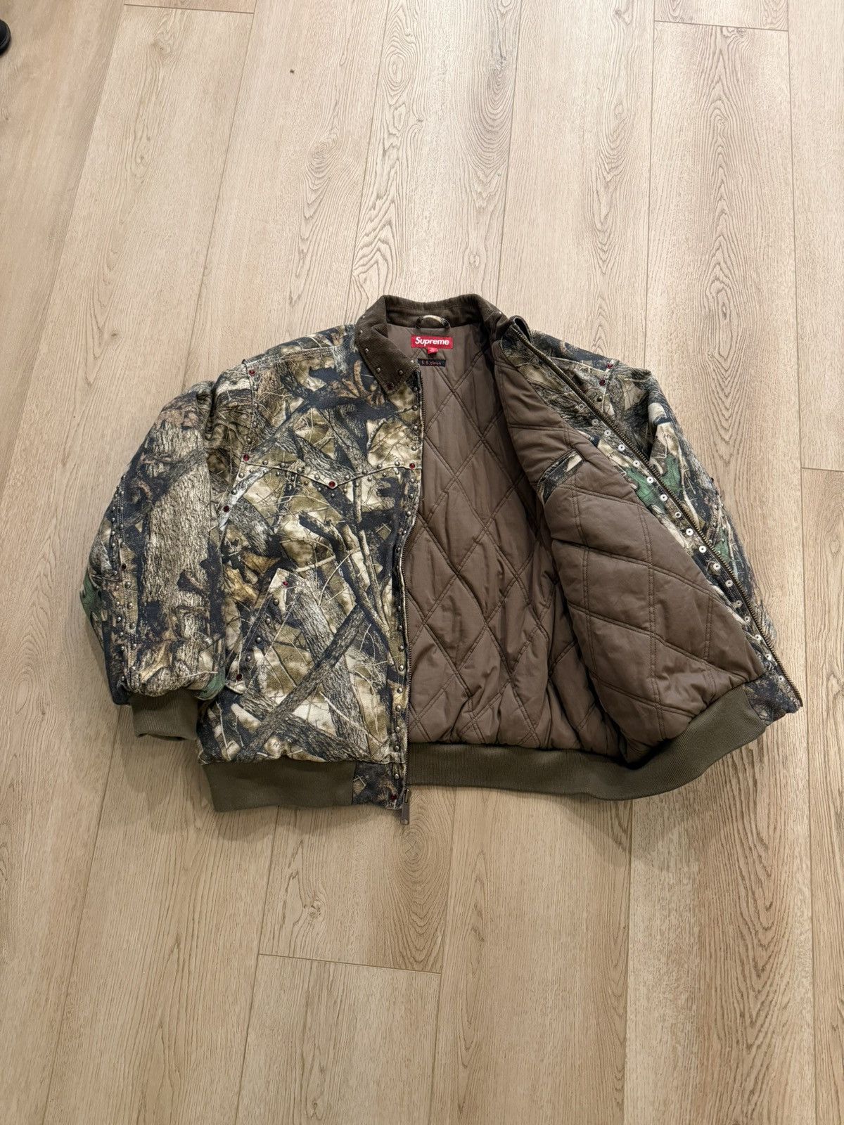 Supreme Supreme®/b.b. Simon Studded Work Jacket Size US XL / EU 56 / 4 - 3 Thumbnail