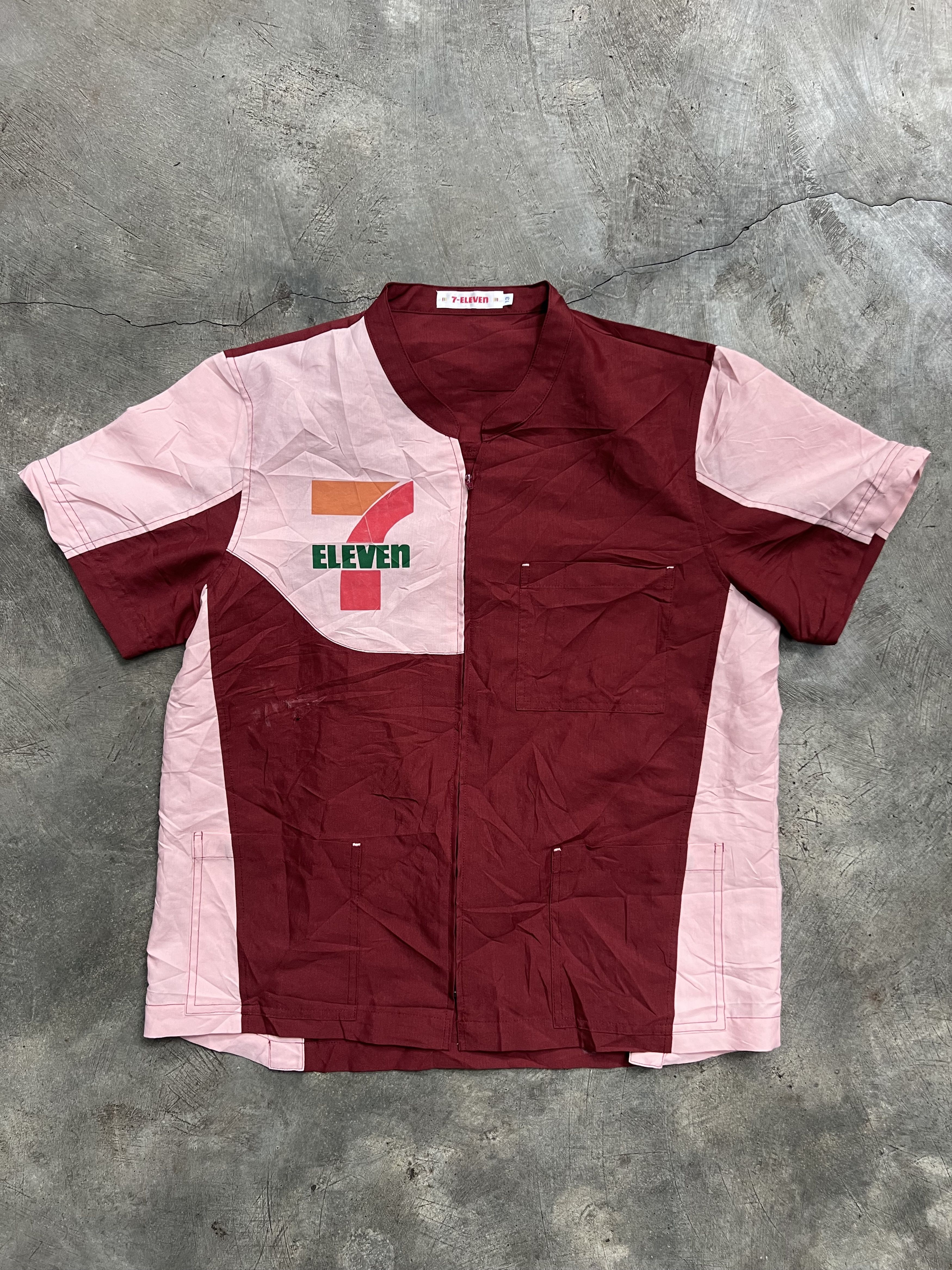 Japanese Brand vintage 7-eleven workshirt Size US L / EU 52-54 / 3 - 1 Thumbnail