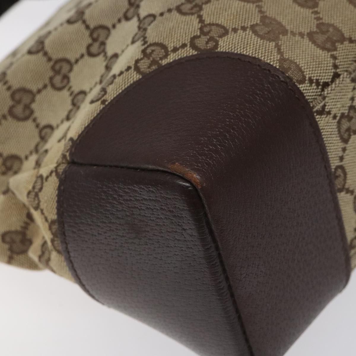 Gucci GUCCI GG Canvas Shoulder Bag Beige Silver Size ONE SIZE - 11 Thumbnail
