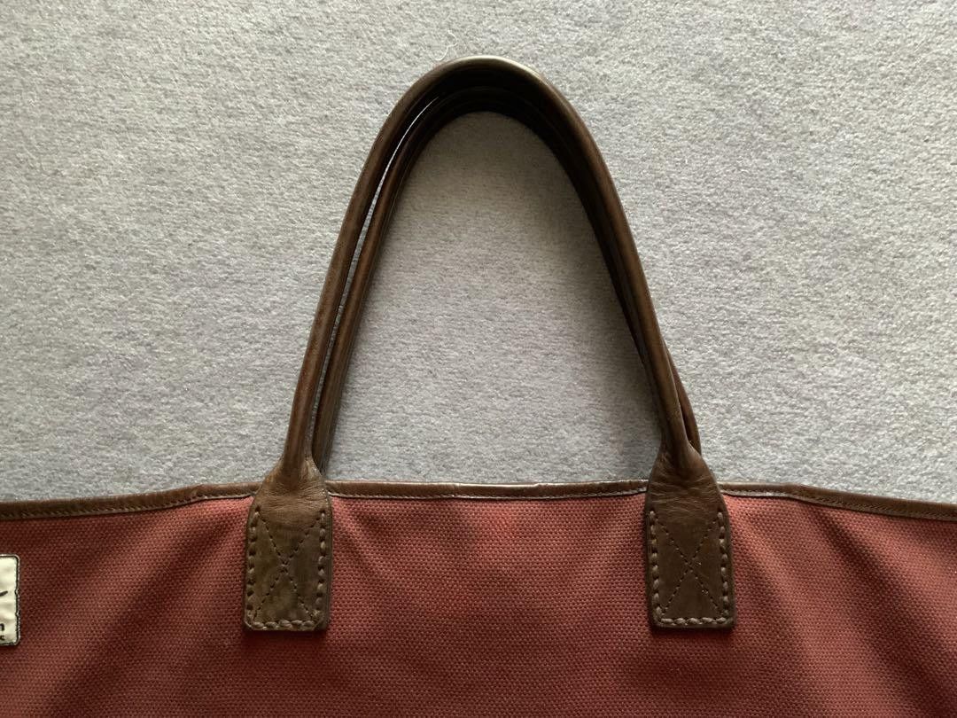Visvim Oversized Burgundy Tote Bag Size ONE SIZE - 6 Thumbnail