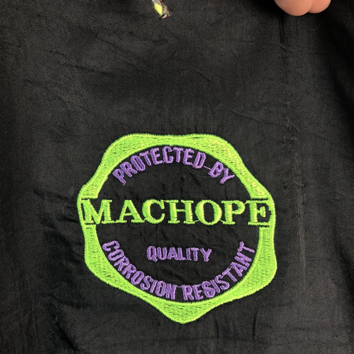 Japanese Brand Machope WindBreaker Purple Hoodie #A559 Size US L / EU 52-54 / 3 - 9 Thumbnail