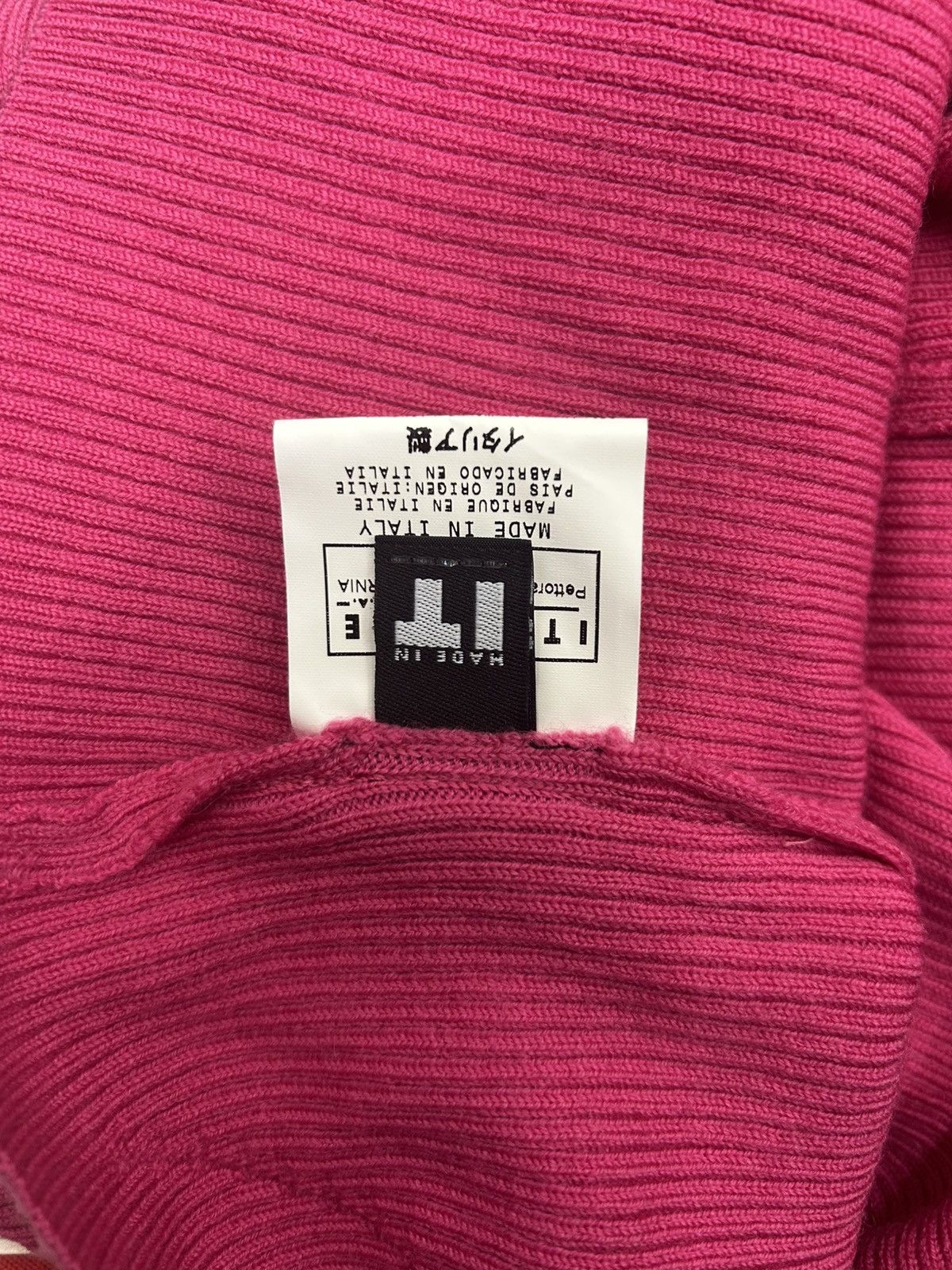 Versace Versace Jeans Couture Pink Wool Sleeveless Turtleneck size M Size M / US 6-8 / IT 42-44 - 6 Thumbnail