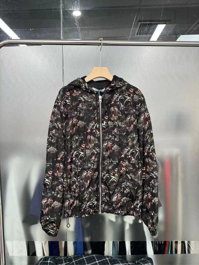 Givenchy Givenchy Size48 All-over Monkey Group Assault Jacket Size US M / EU 48-50 / 2 - 1 Thumbnail