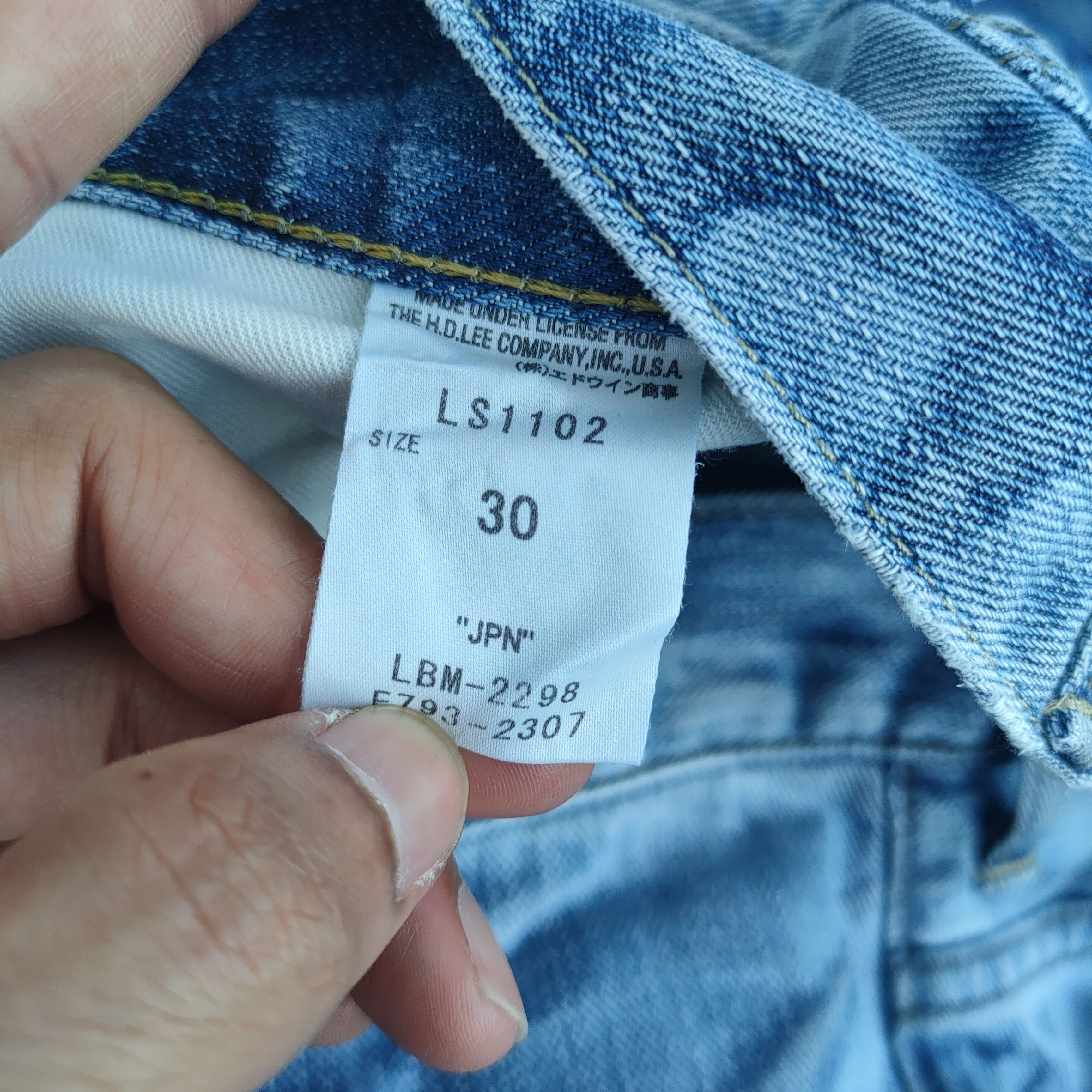 Lee VINTAGE LEE FLARED FADED RIPPED JEANS DENIM PANTS Size US 32 / EU 48 - 14 Thumbnail