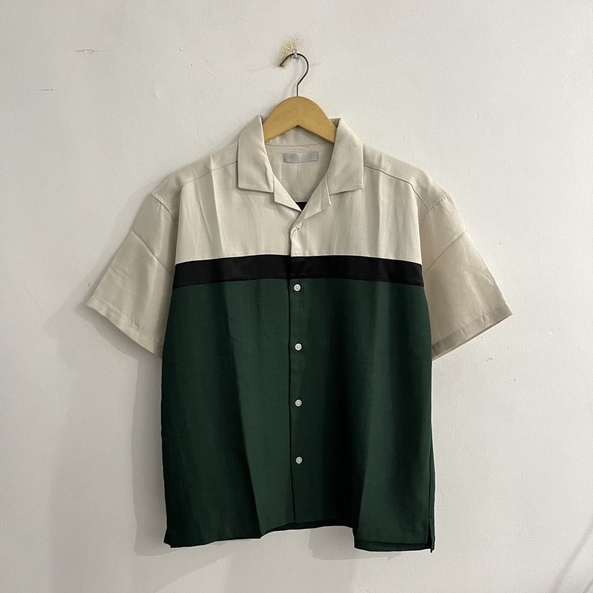 Japanese Brand Sense Of Place Color Block Button Up Shirt Size US M / EU 48-50 / 2 - 1 Thumbnail