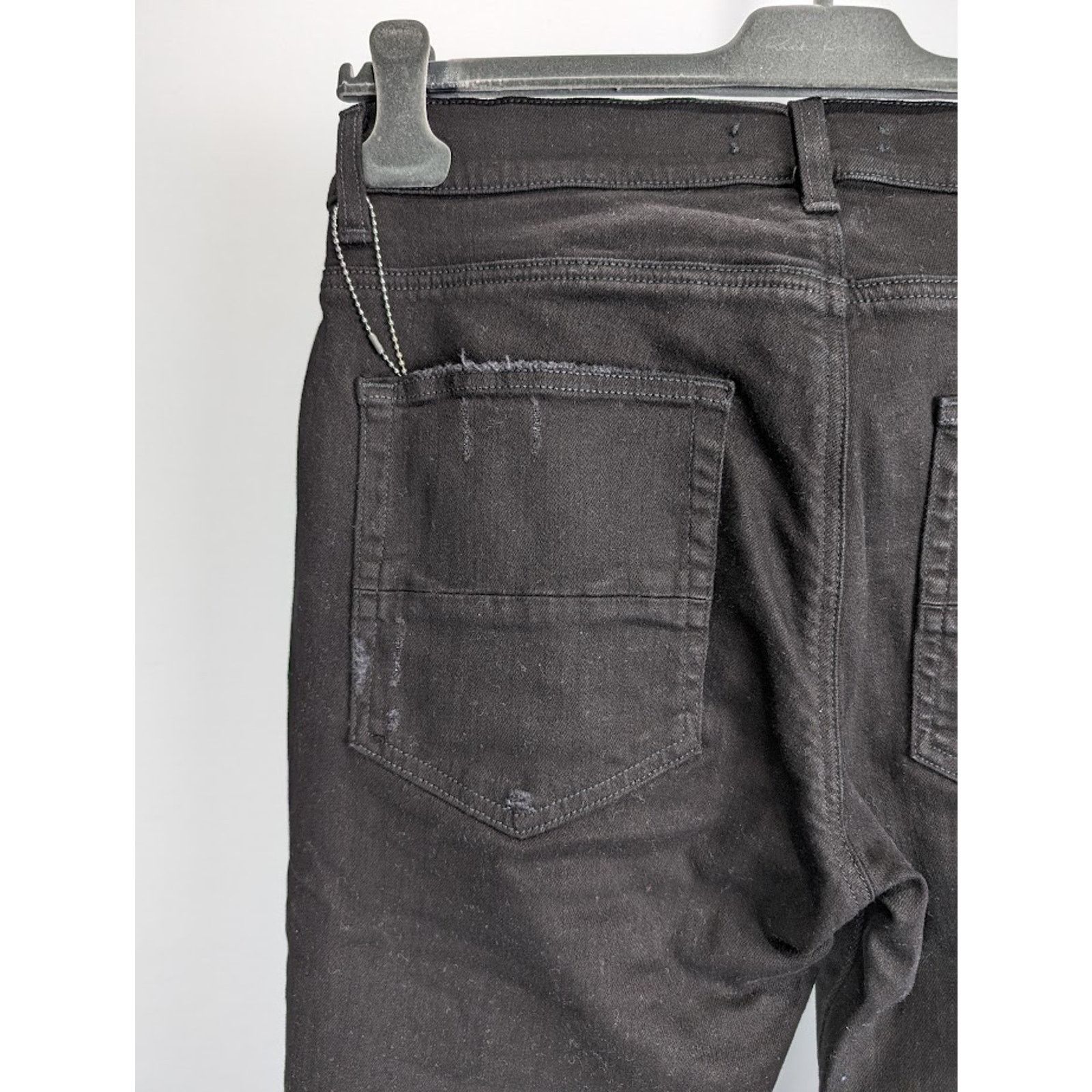 Amiri o1rshd1 MX1 Jean in Black/Silver Size US 36 / EU 52 - 17 Thumbnail