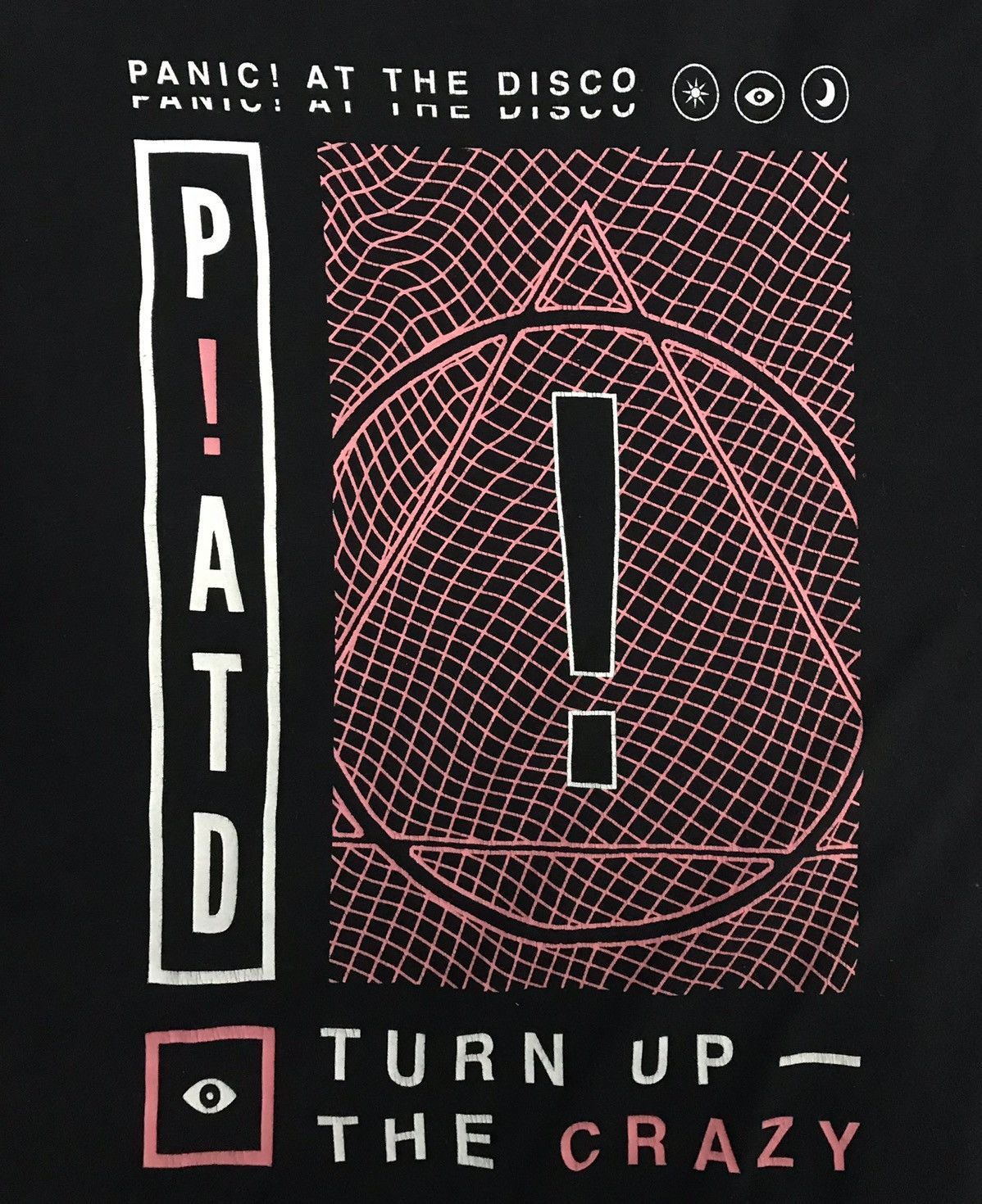 Band Tees × Vintage Vintage TULTEX Panic AT The Disco Shirt Size US XL / EU 56 / 4 - 3 Thumbnail