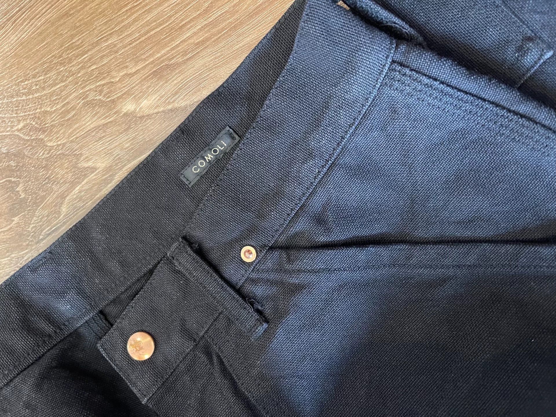 Comoli COMOLI 25SS Canvas Duck Painter Pants Black Size 2 Near Mint Size US 32 / EU 48 - 9 Thumbnail