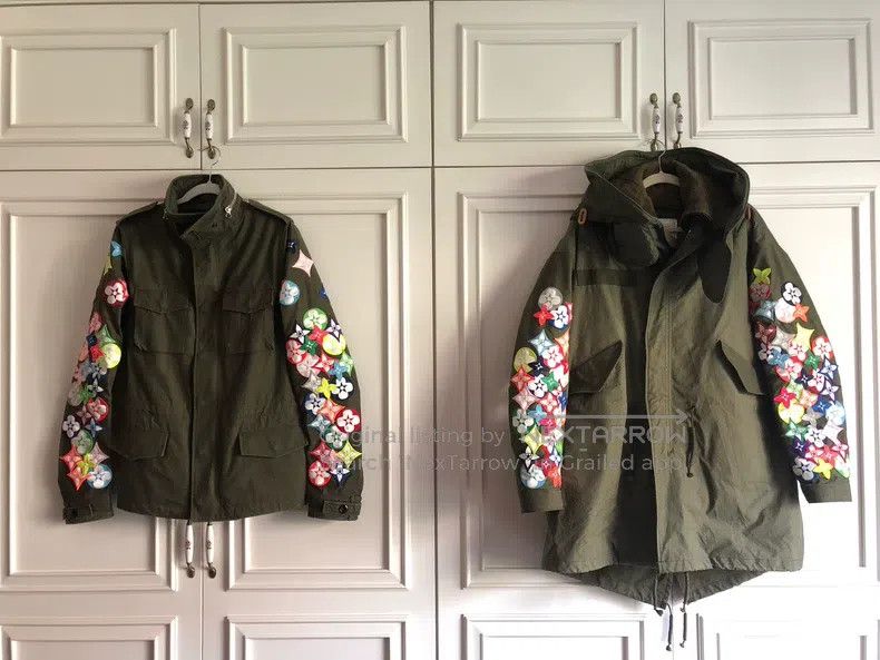 READYMADE Ready Made Original Infringement Lv Badge M65Parka Coat Size US S / EU 44-46 / 1 - 2 Thumbnail