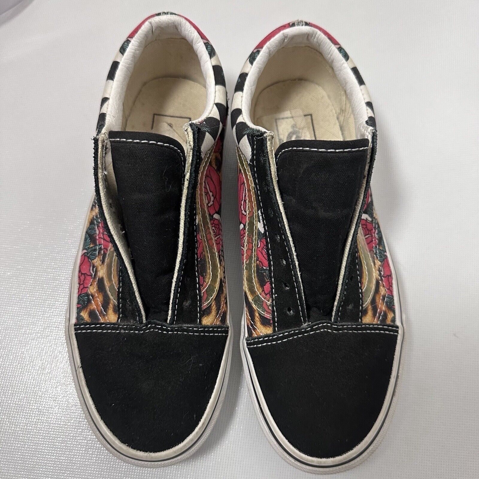 Vans Vans Sneakers Cheetah Rose Old Skool Low Checke Skater Size US 6.5 / IT 36.5 - 6 Thumbnail
