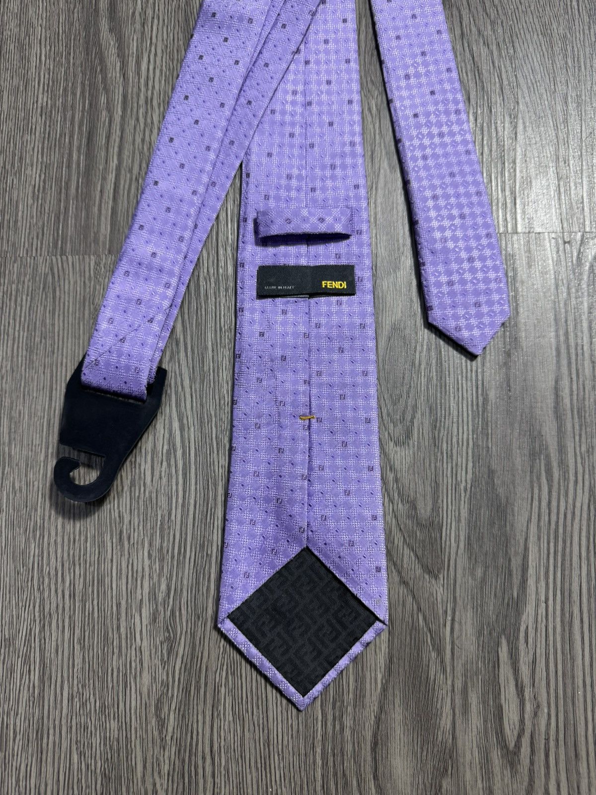 Fendi FENDI Logos Full Print Silk Tie Size ONE SIZE - 6 Thumbnail