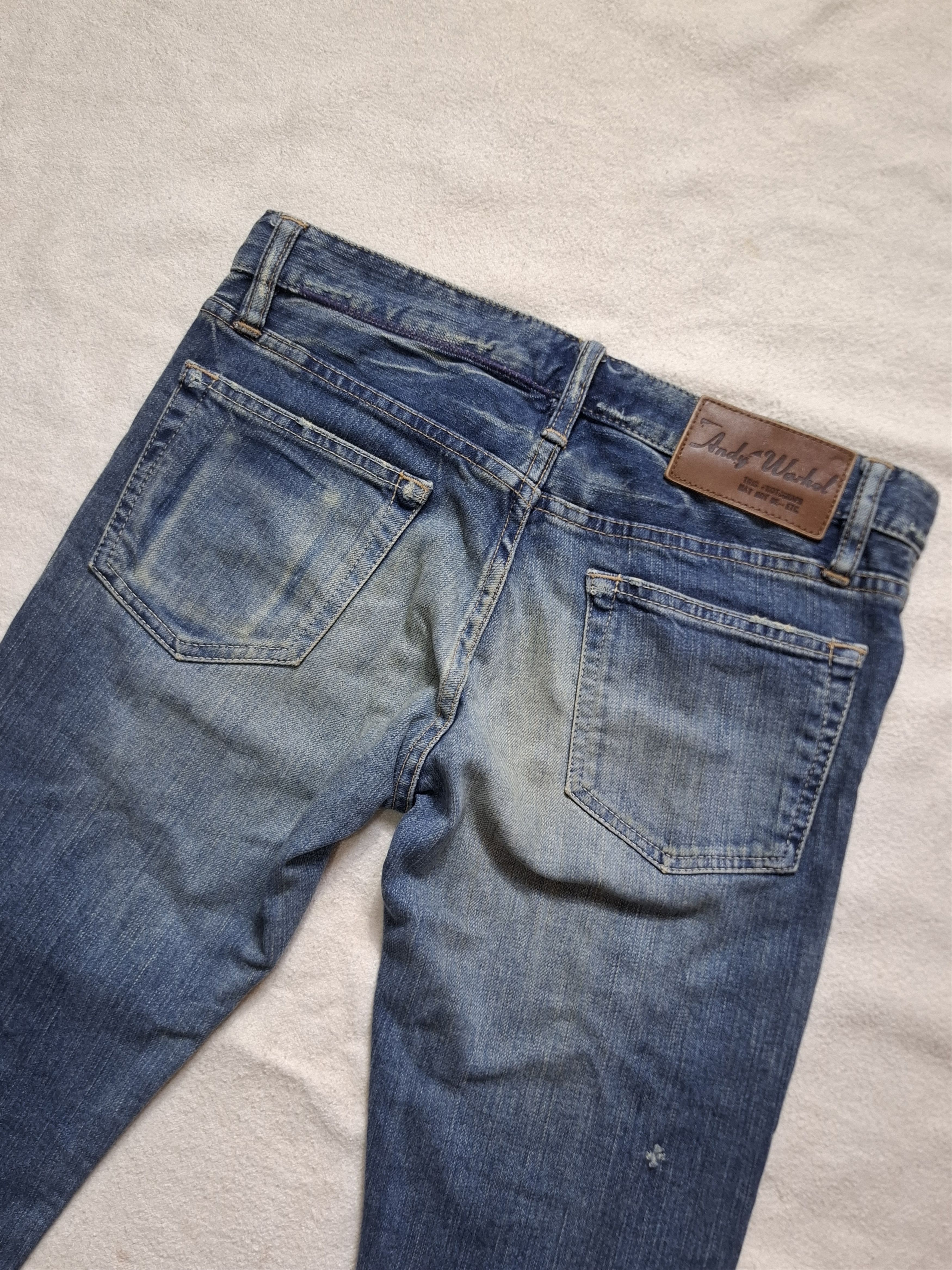 Hysteric Glamour Hysteric Glamour x Andy Warhol Washed Denim Slim Jeans Size 28" / US 6 / IT 42 - 7 Thumbnail
