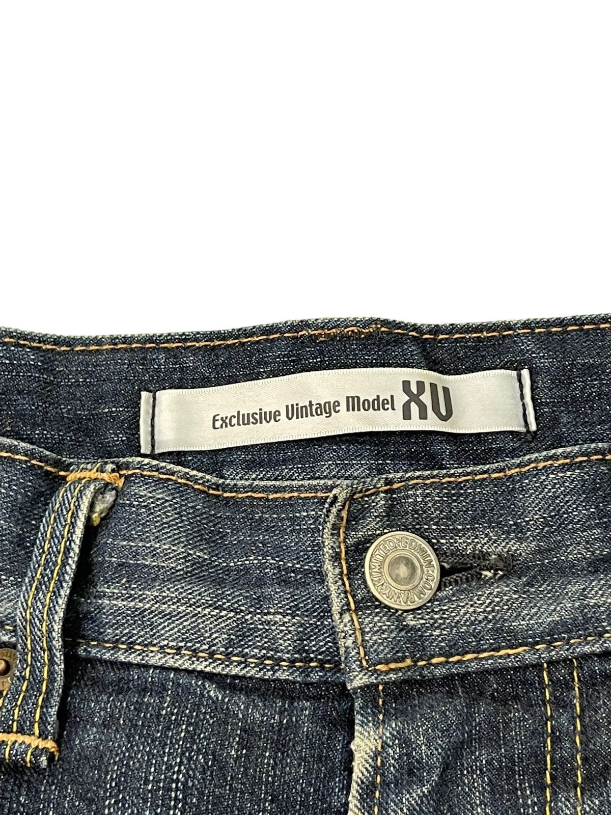 Japanese Brand Flare Jeans Edwin Japan Thrashed Distress Boot Cut 6🟦2 Size US 34 / EU 50 - 10 Thumbnail