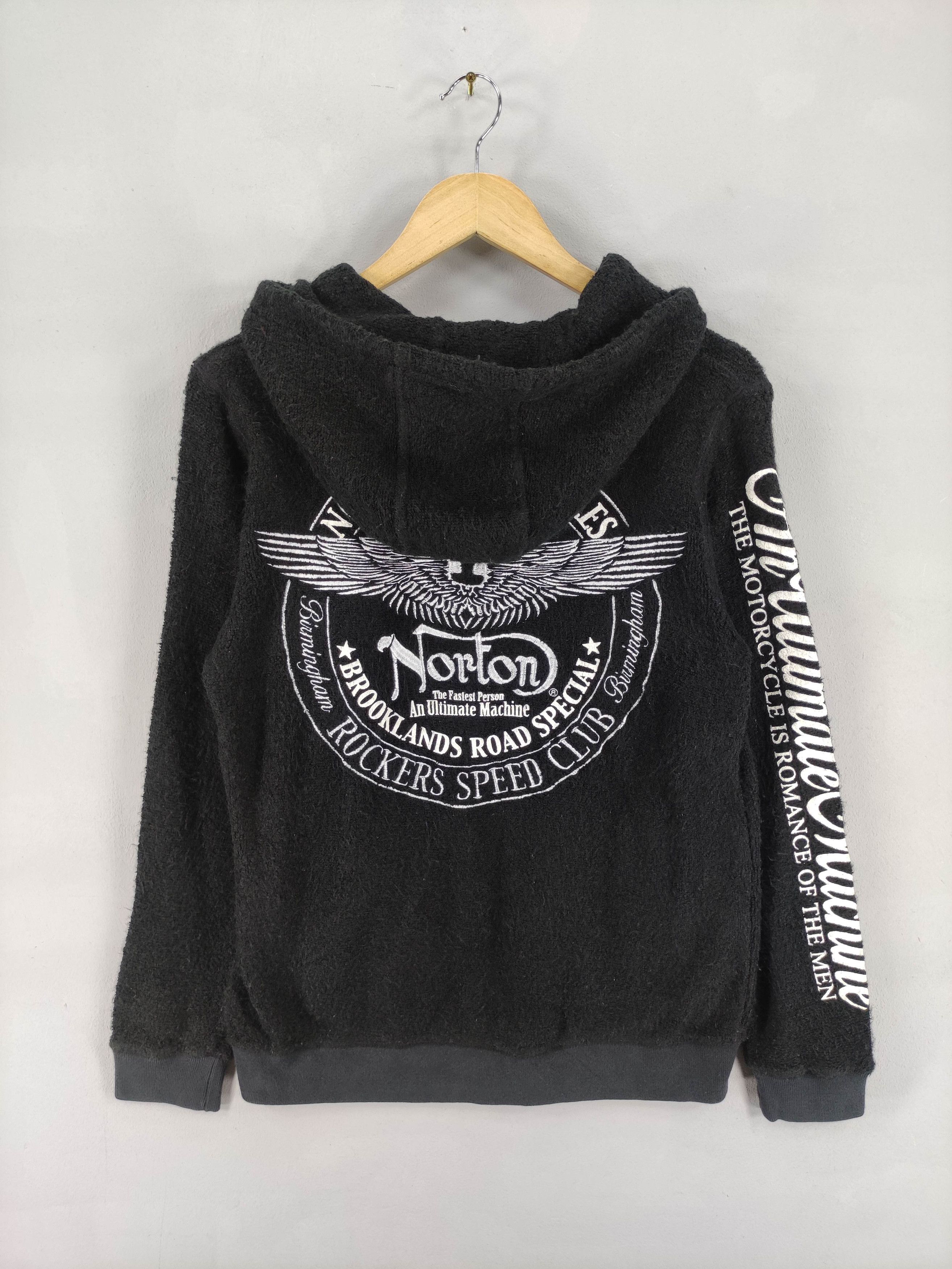 Norton Vinntage Norton Hoodie Sweater Zipper Size US M / EU 48-50 / 2 - 11 Thumbnail