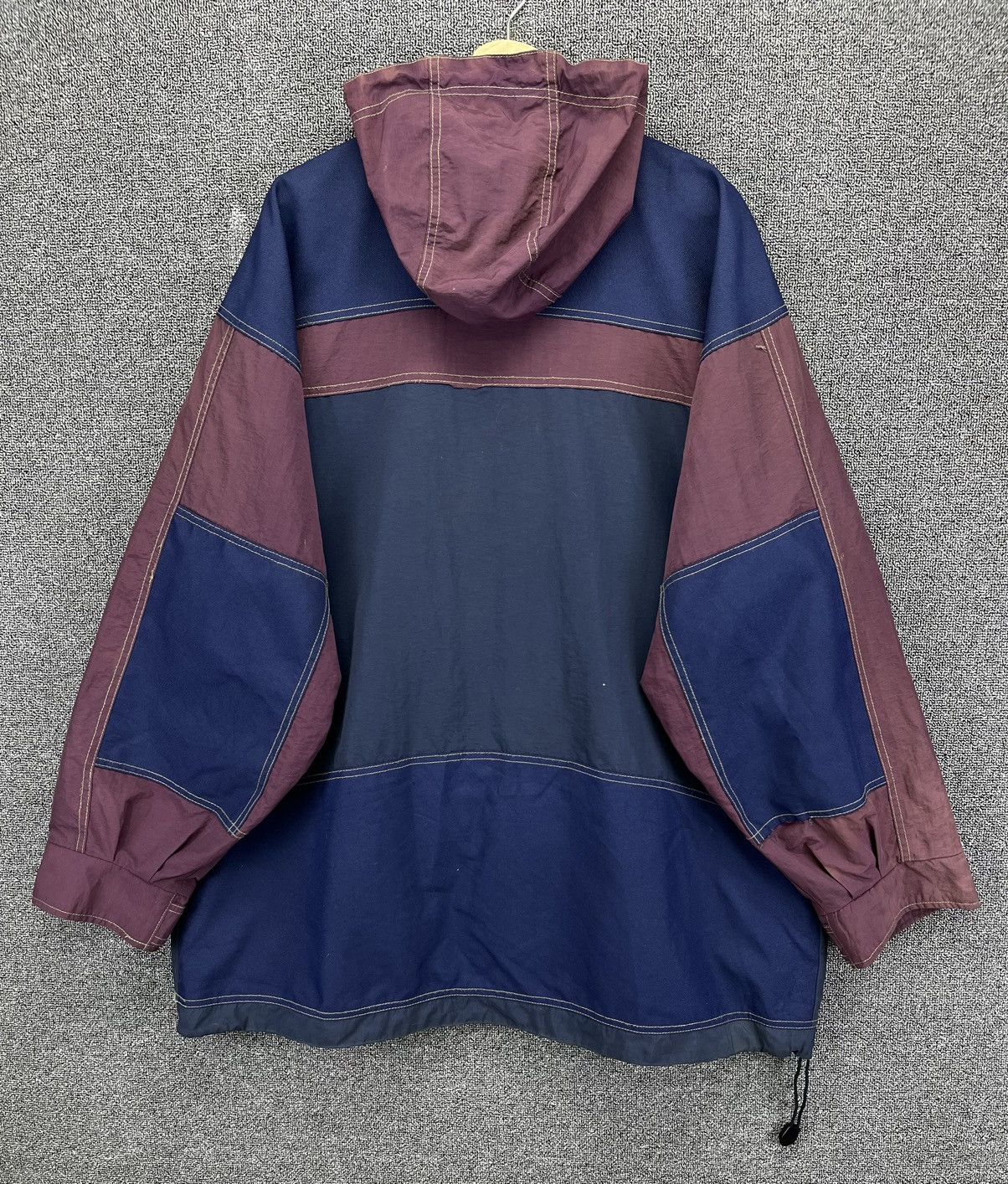 Columbia × Vintage Vintage Columbia Rare Hooded Half Zipper Anorak Size US L / EU 52-54 / 3 - 6 Thumbnail