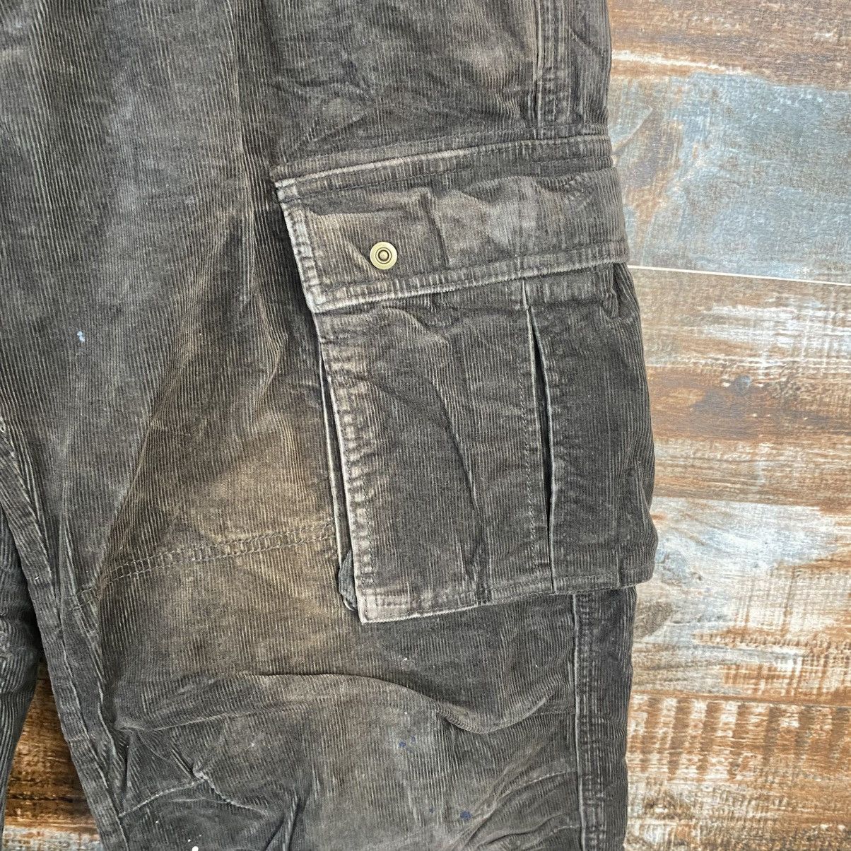 Japanese Brand DL Sunny Clouds Brown Cargo Multipocket Pants #C1018 Size US 31 - 9 Thumbnail